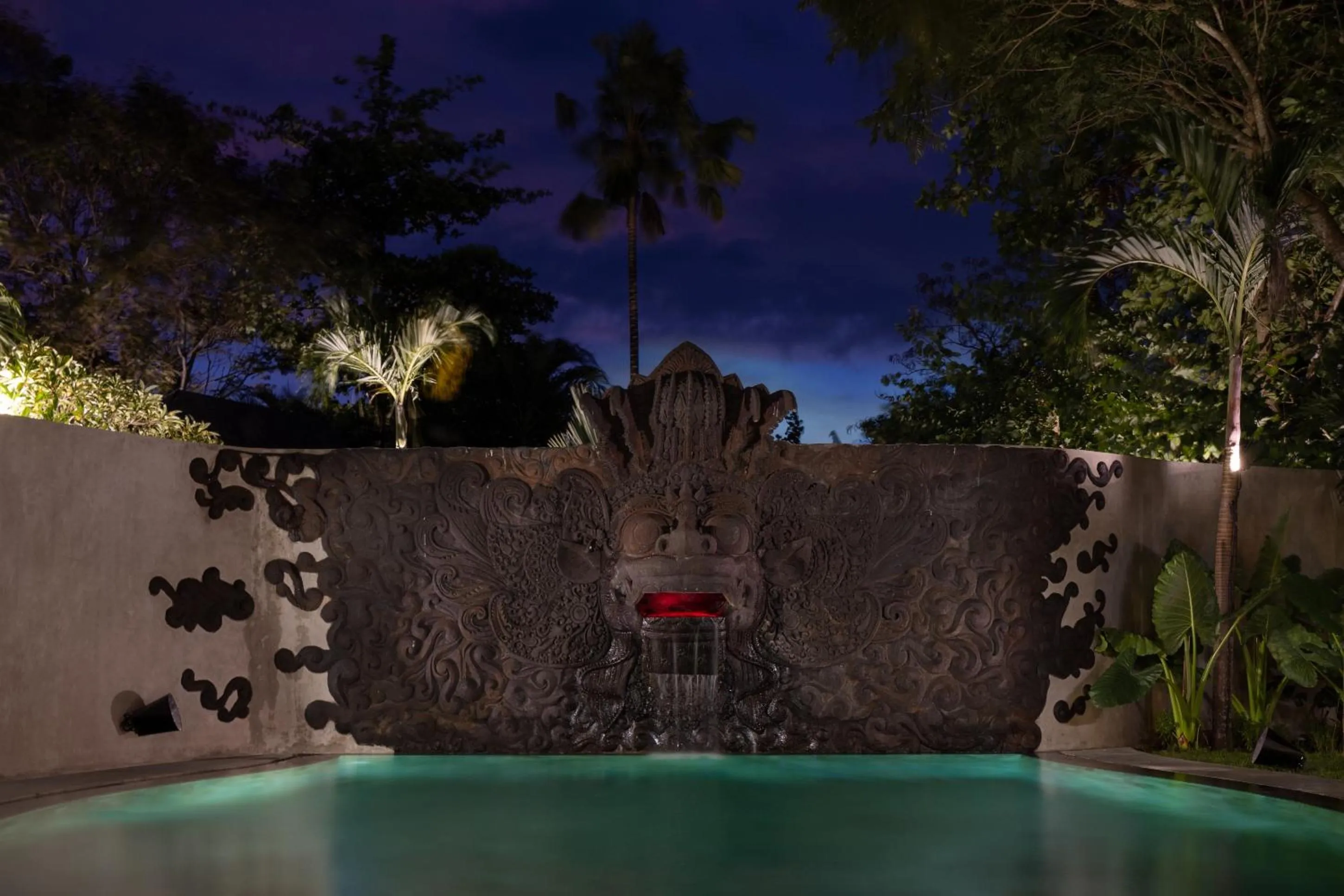 Swimming pool in Blue Karma Village