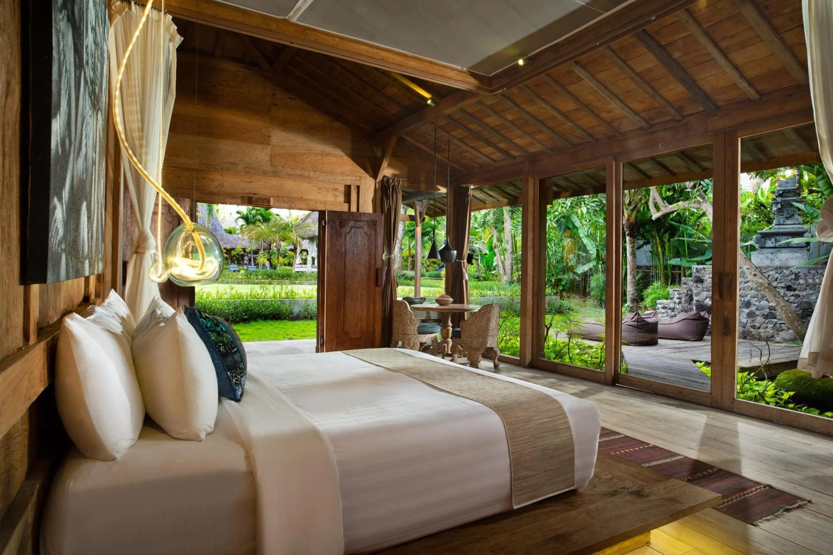 Bed in Blue Karma Village