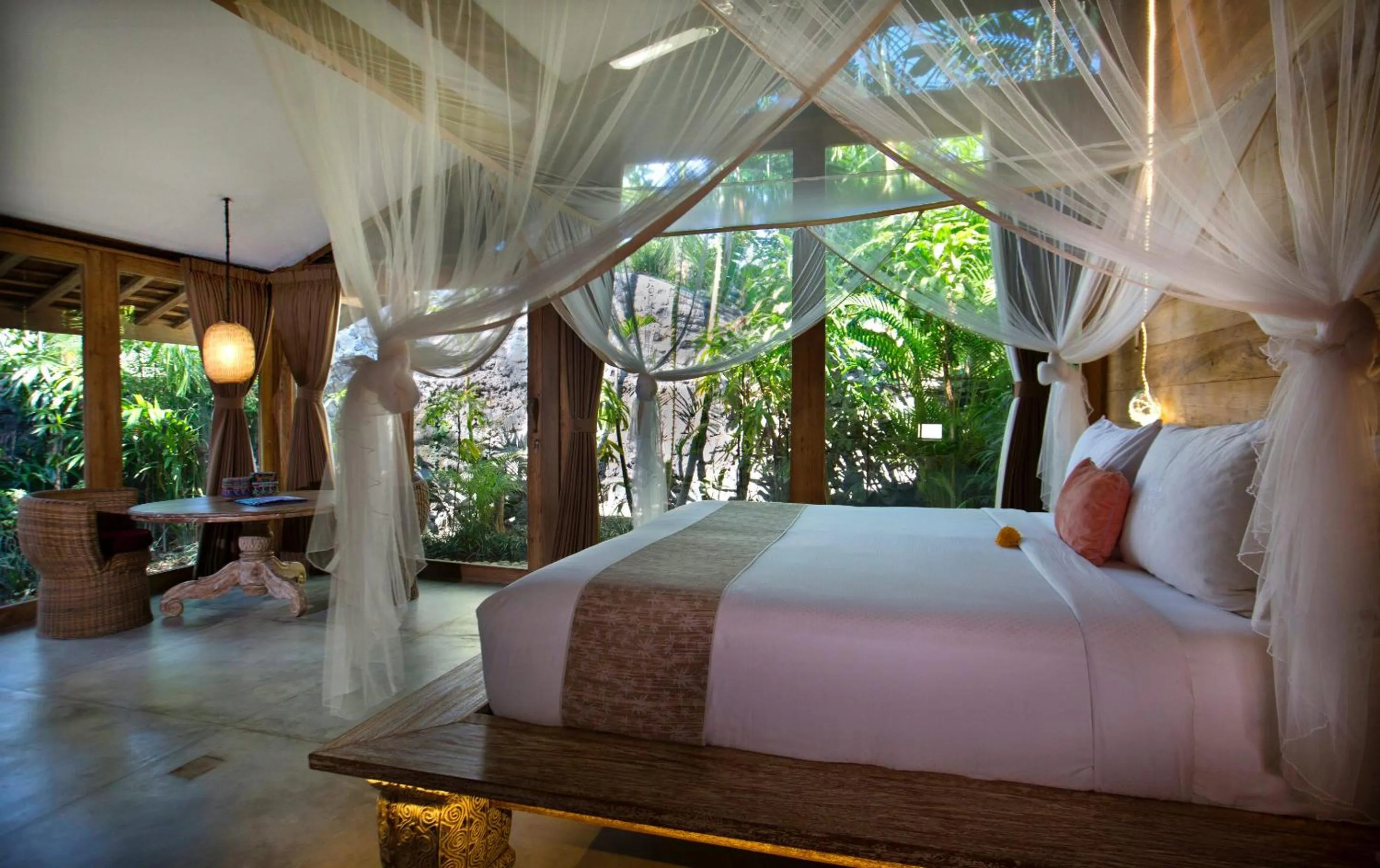 Bed in Blue Karma Village