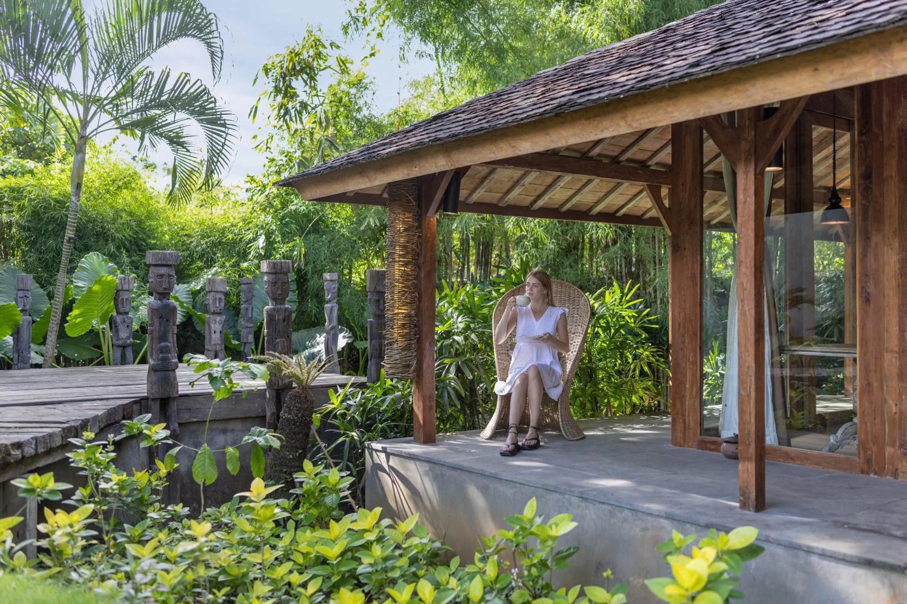 Balcony/Terrace in Blue Karma Village