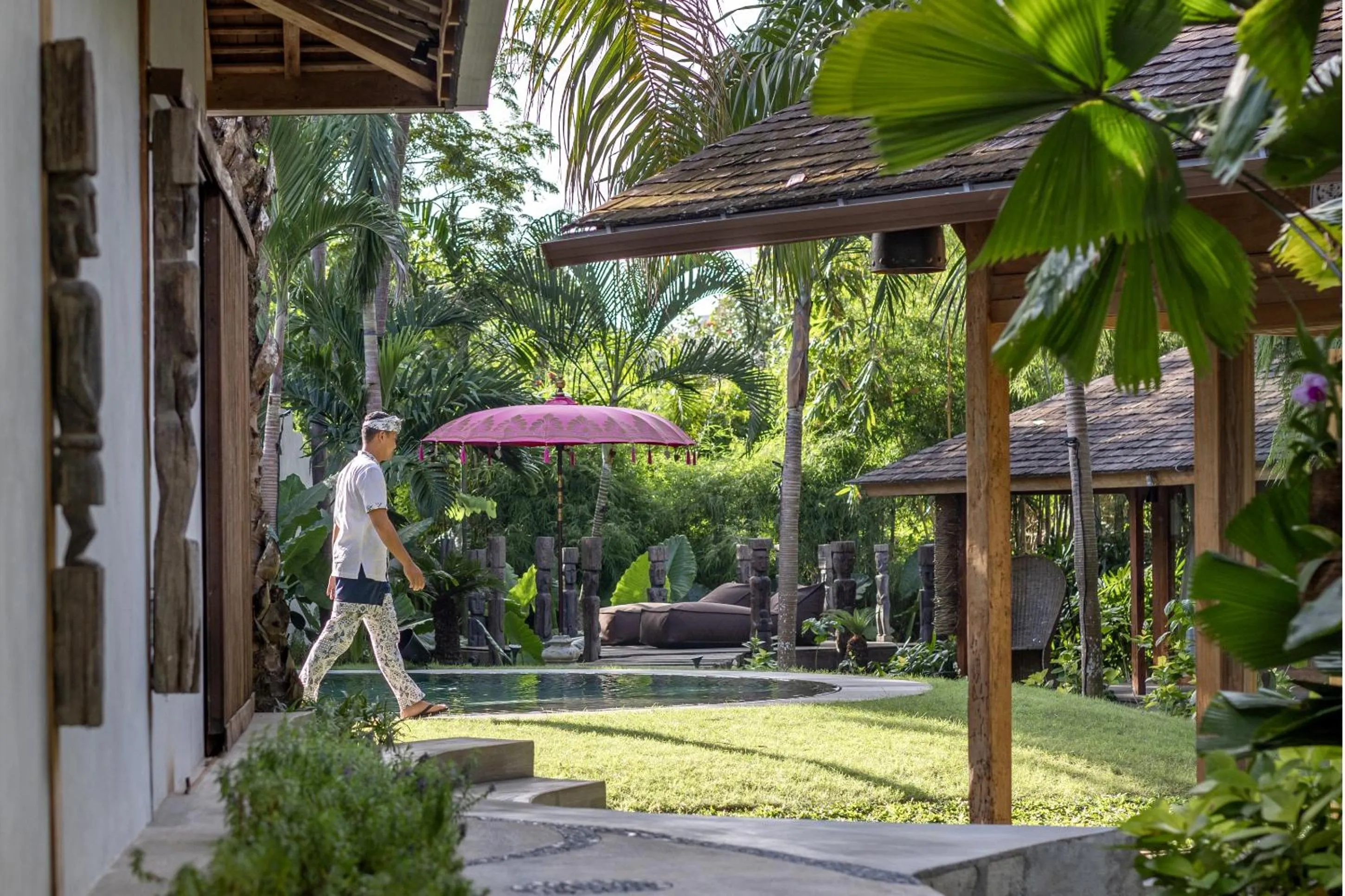 Garden in Blue Karma Village