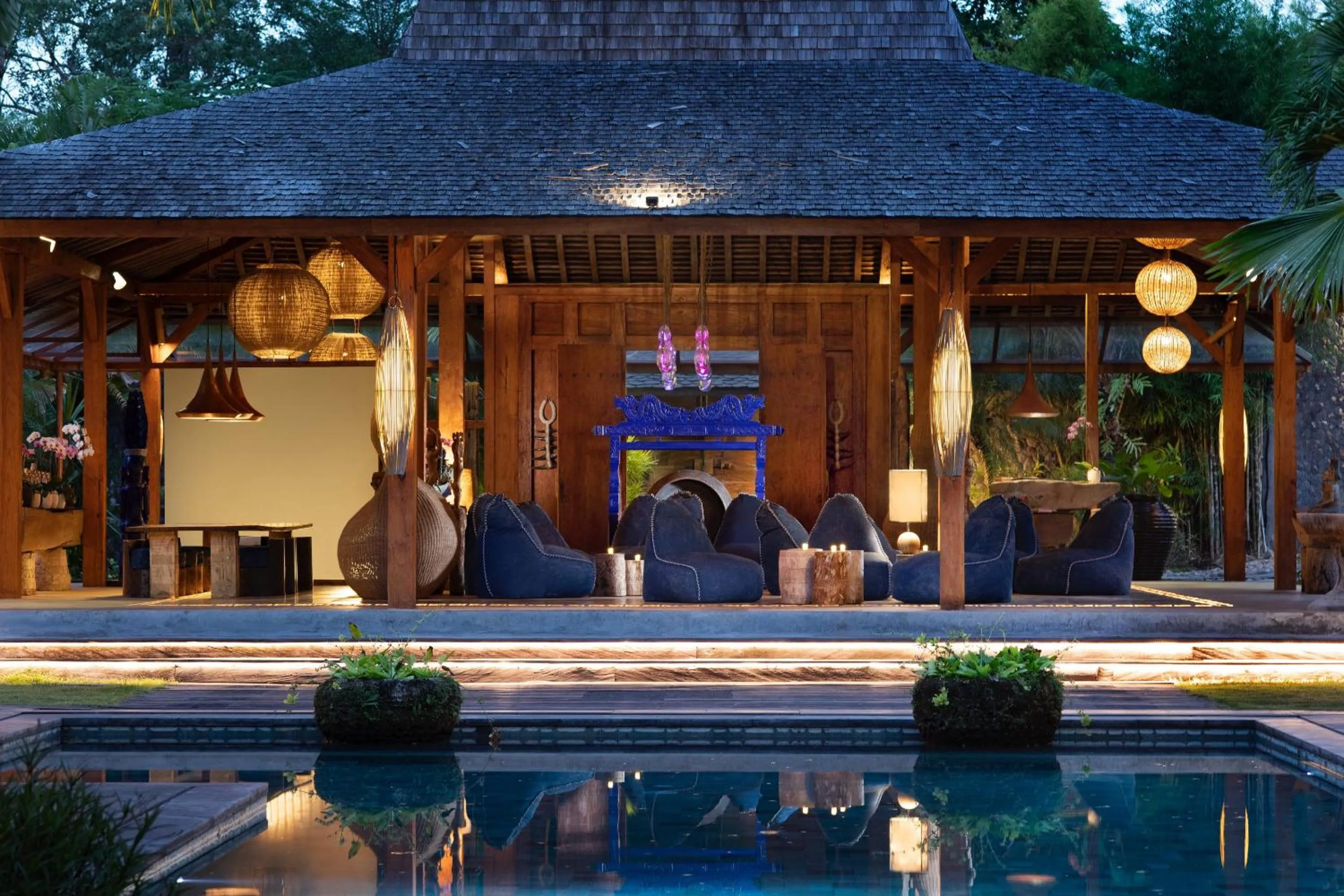 Lobby or reception in Blue Karma Village