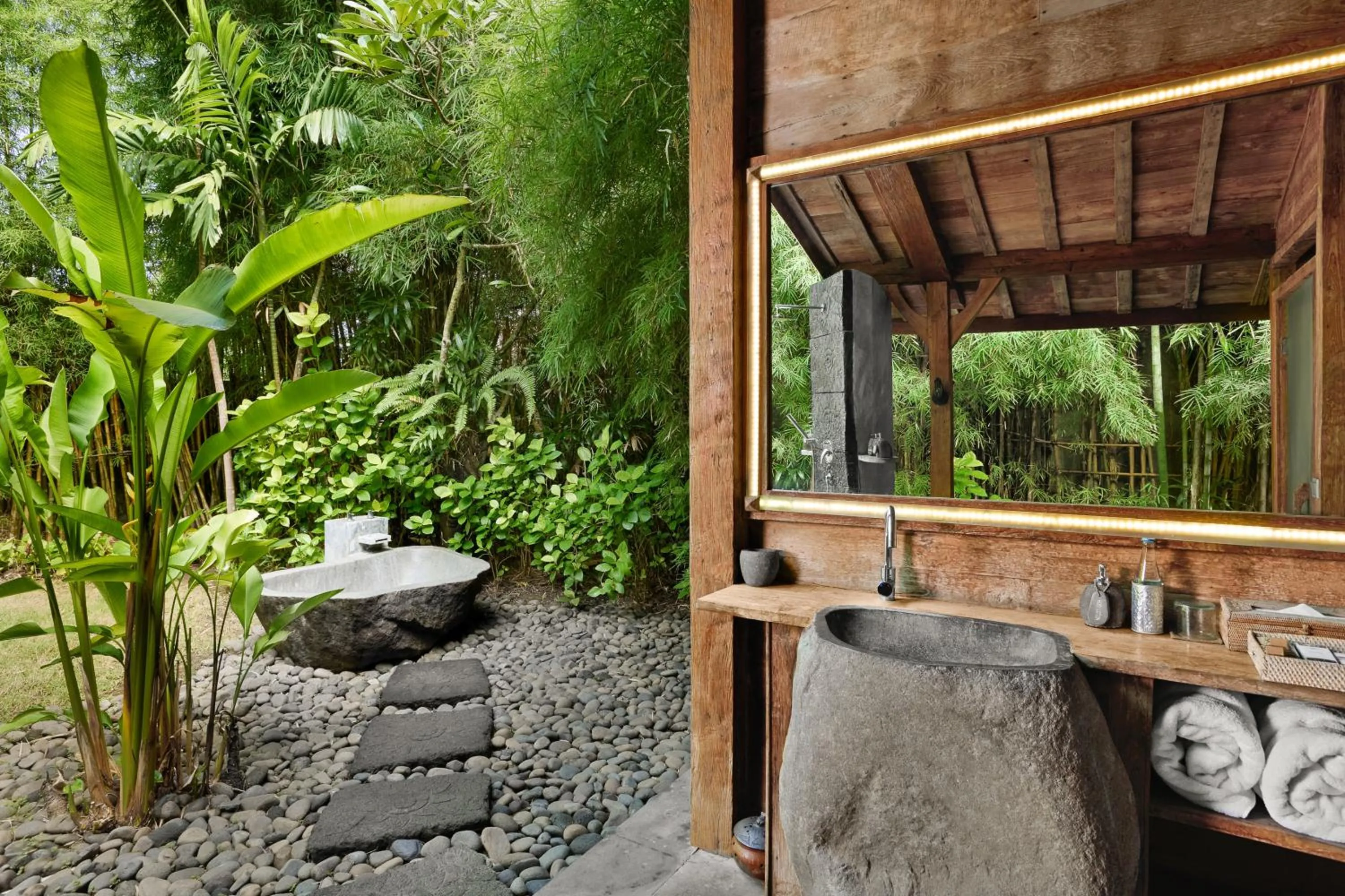 Bathroom in Blue Karma Village