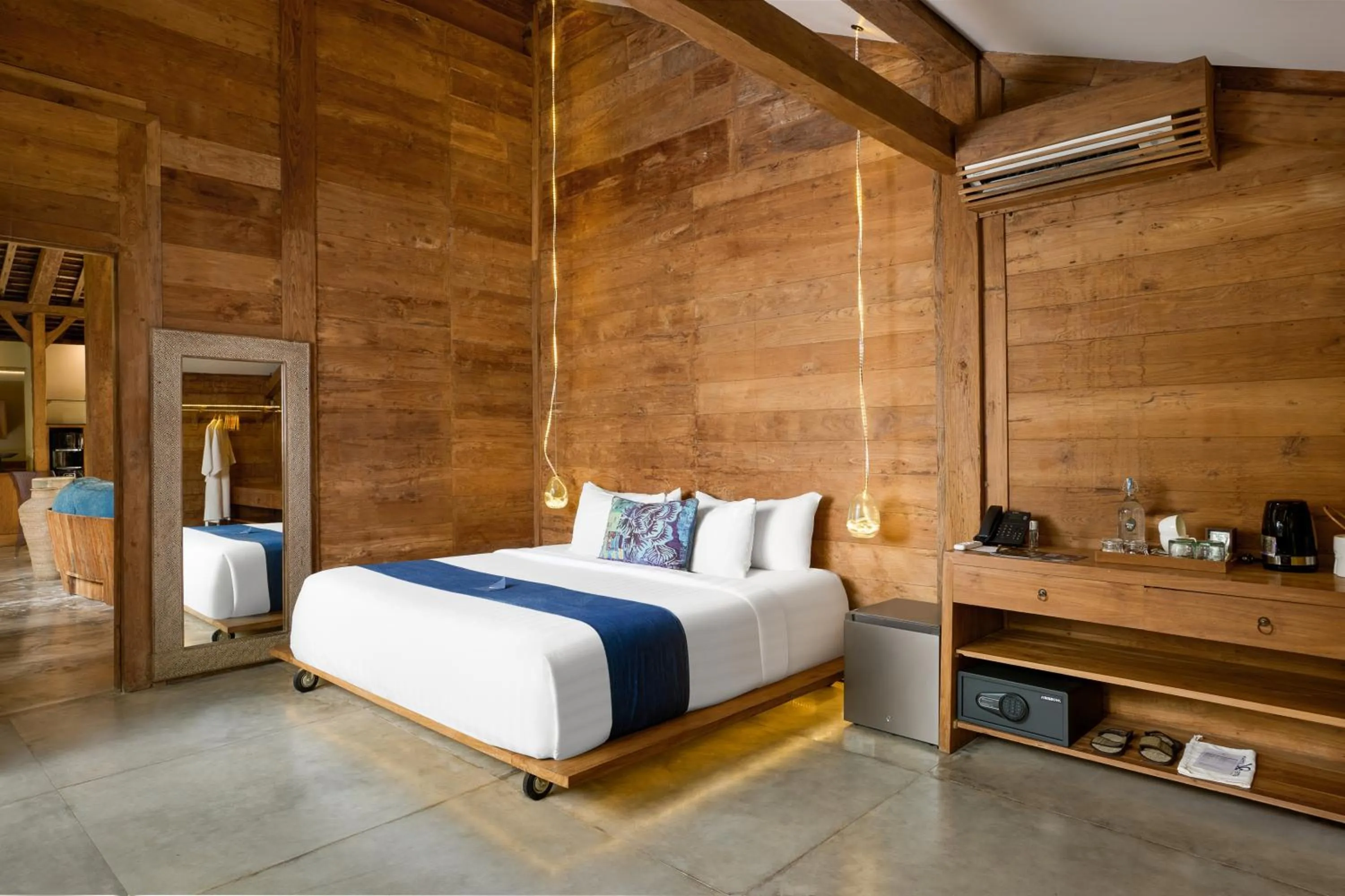 Bed in Blue Karma Village