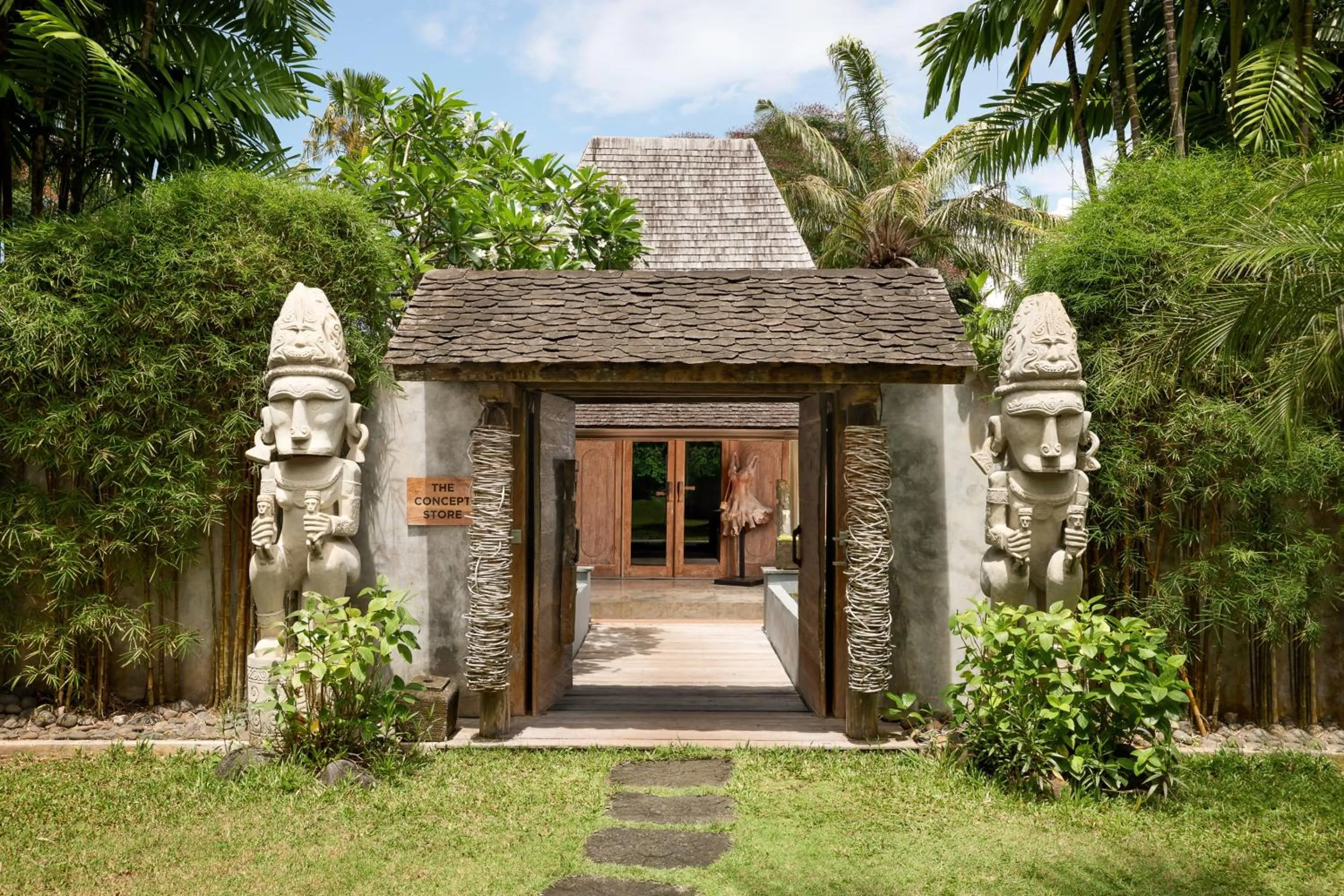 Facade/entrance in Blue Karma Village