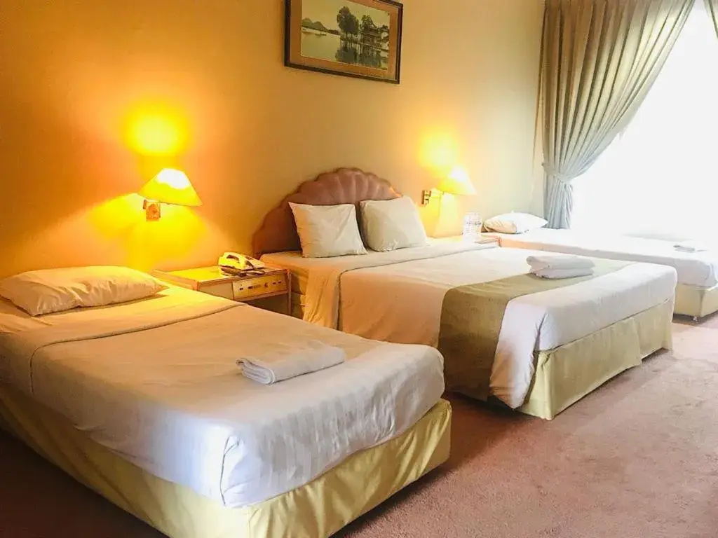 Bed in New Grand Park Hotel Bed in New Grand Park Hotel