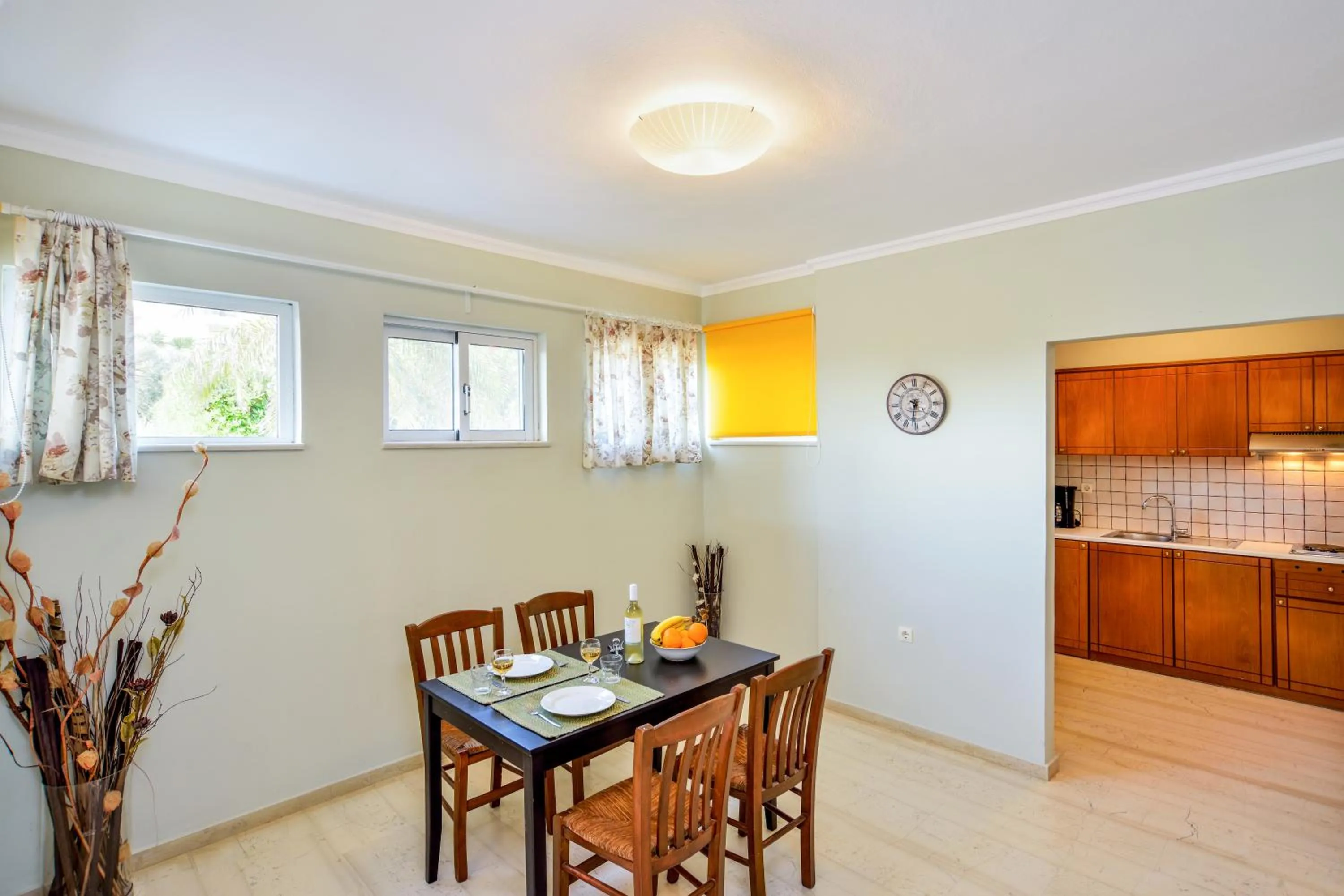 Dining area in Poseidon Apartments