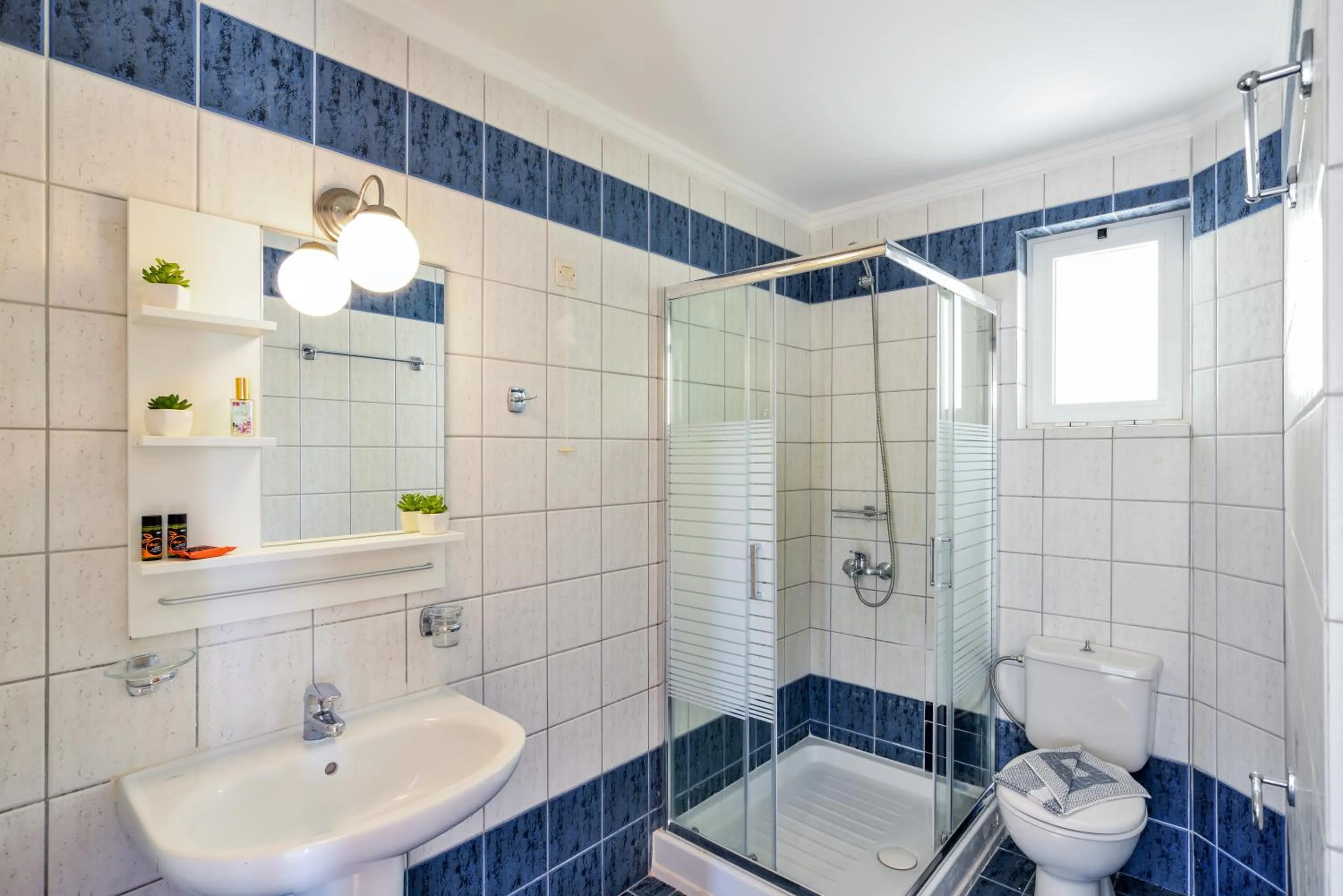 Bathroom in Poseidon Apartments