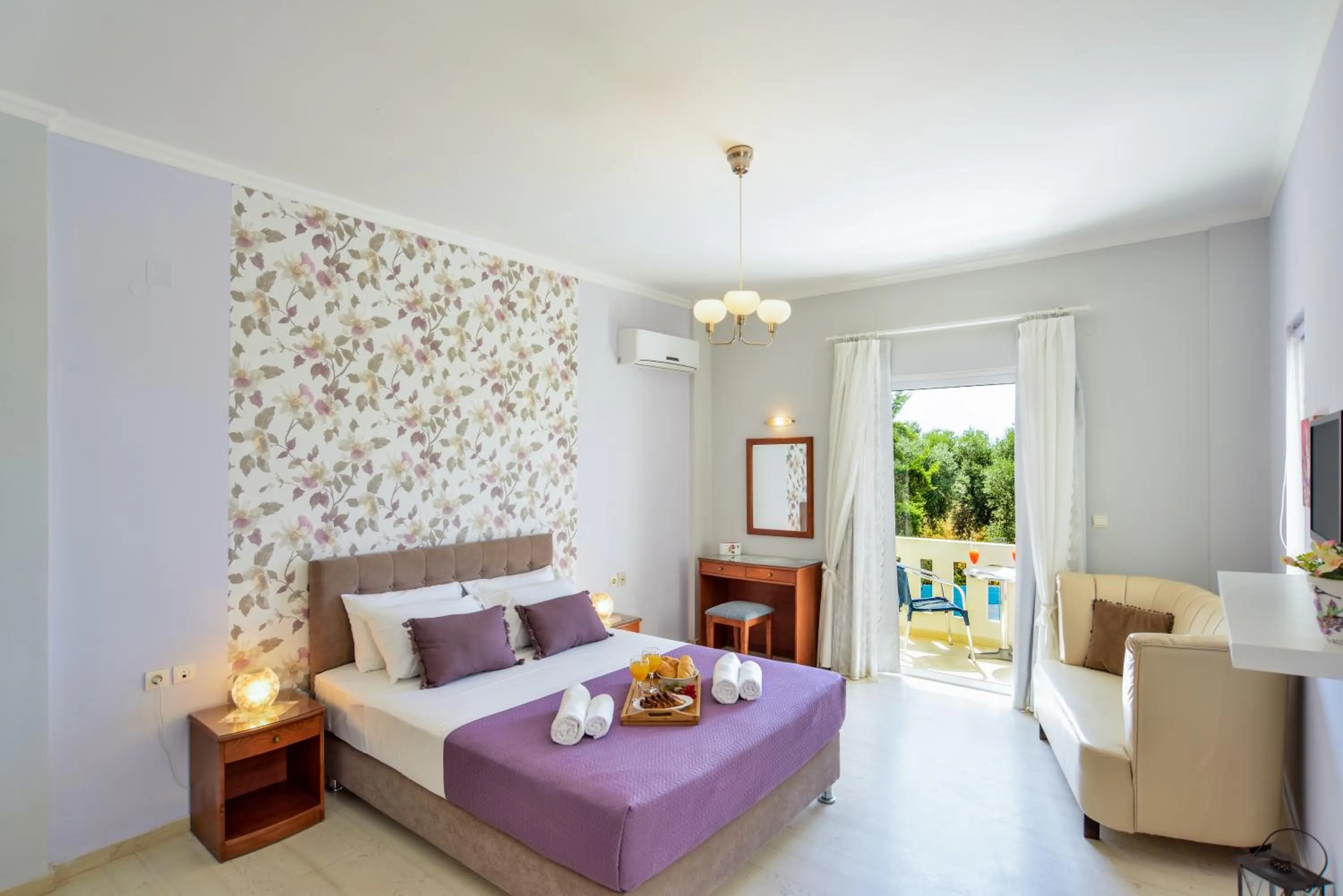 Photo of the whole room, Bed in Poseidon Apartments