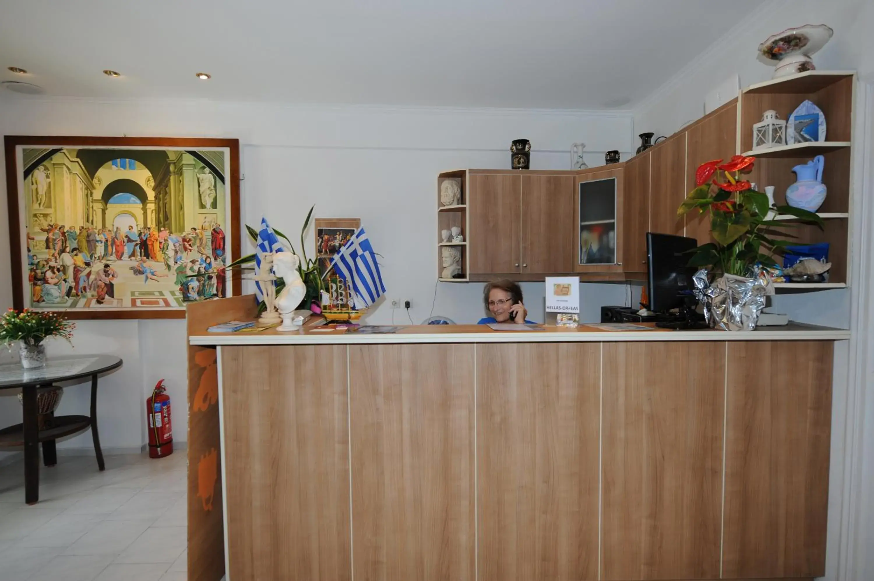 Lobby or reception in Orfeas Apartments Lobby or reception in Orfeas Apartments