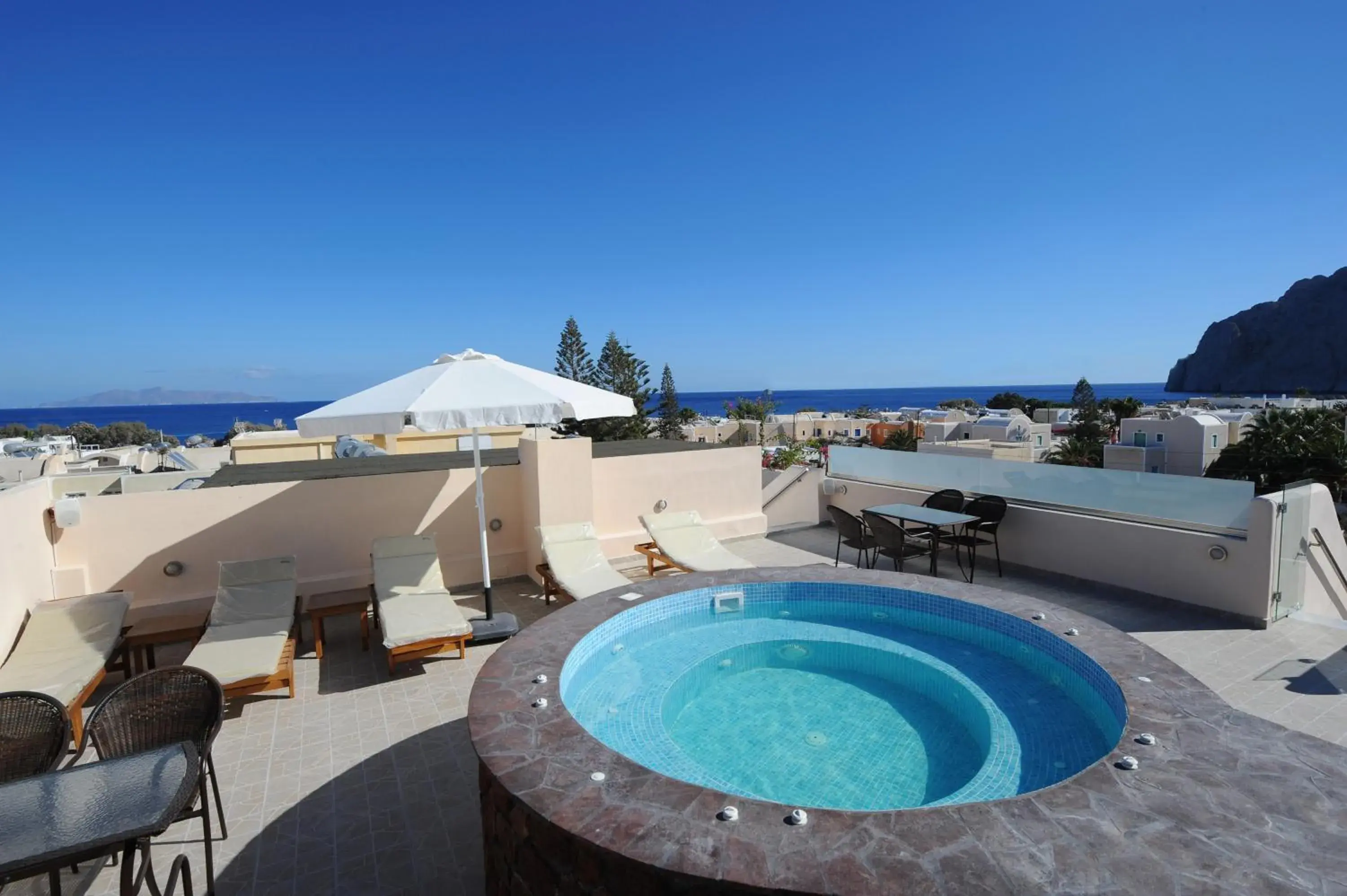 Bird's eye view in Orfeas Apartments Bird's eye view in Orfeas Apartments