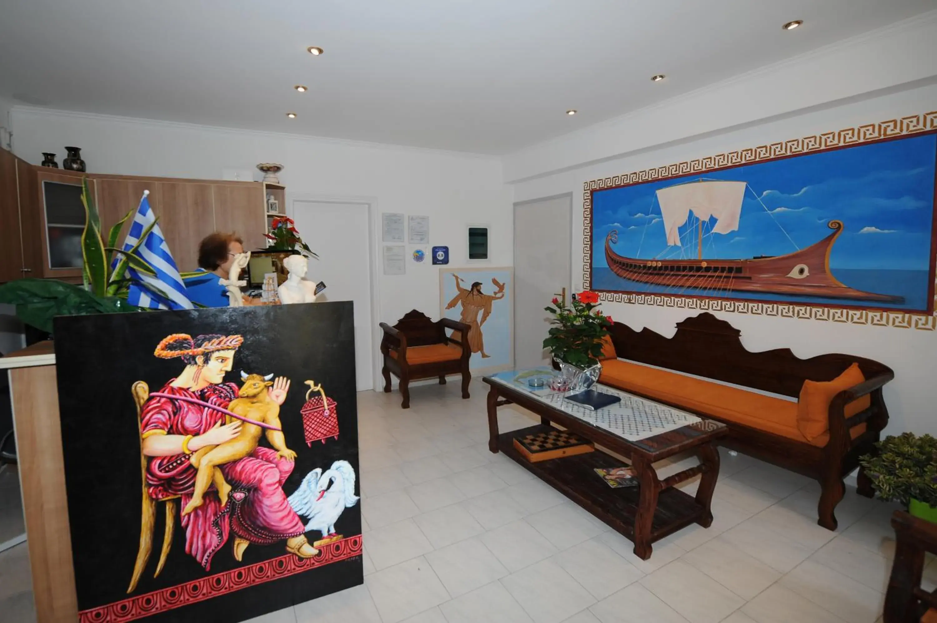 Lobby or reception in Orfeas Apartments Lobby or reception in Orfeas Apartments