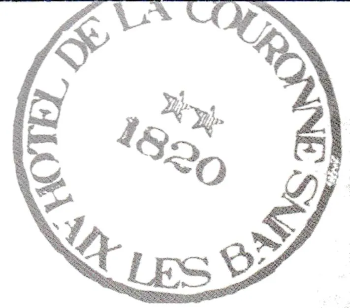 Property logo or sign in Hotel de la Couronne