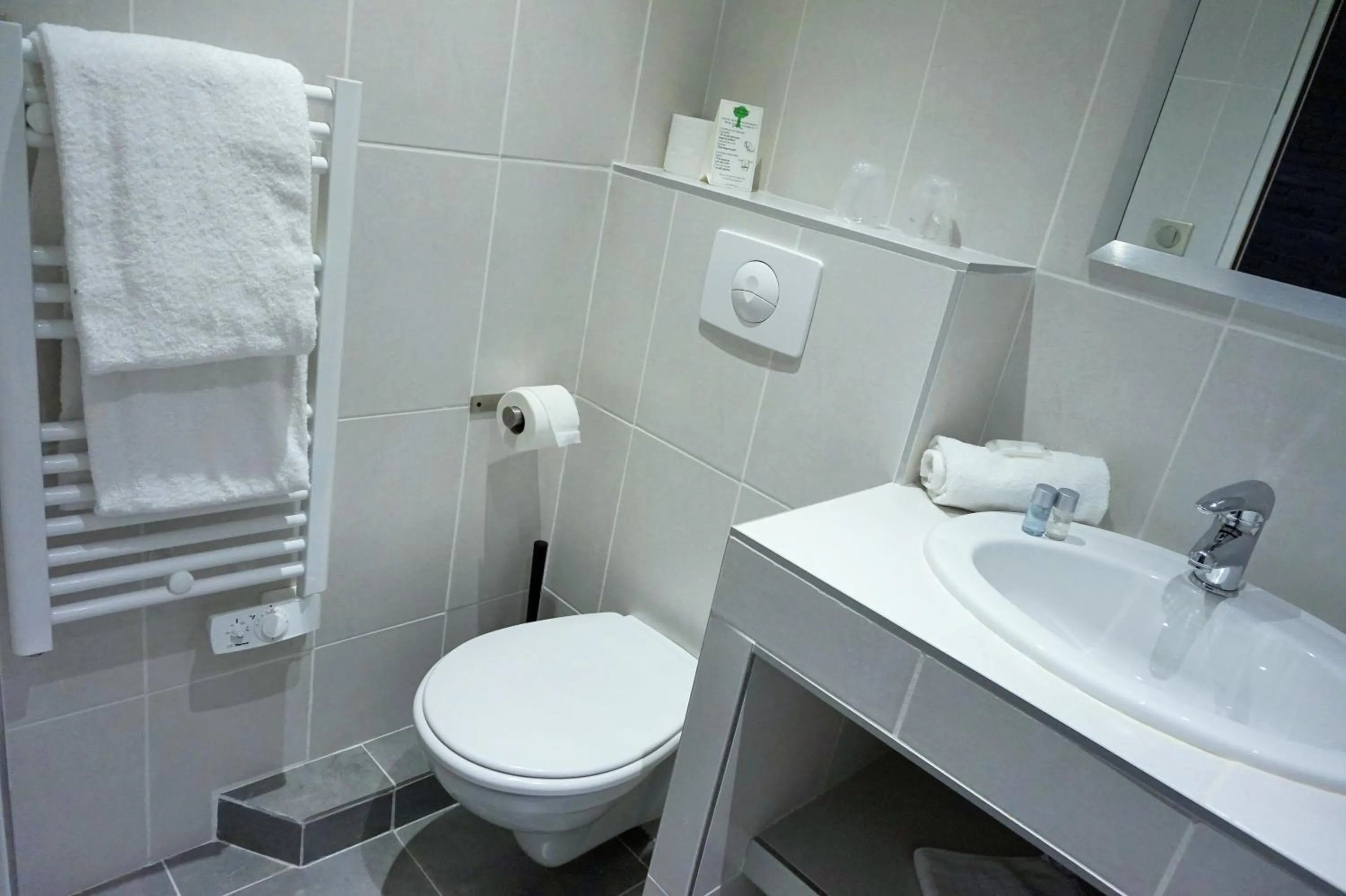 Shower in Hotel de la Couronne