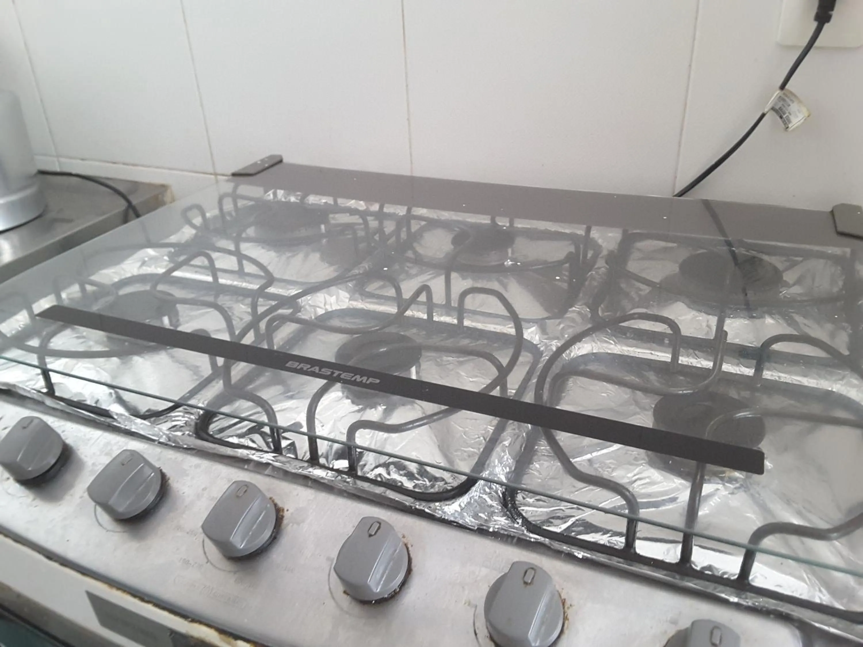 Kitchen or kitchenette in Pousada Tia Helena