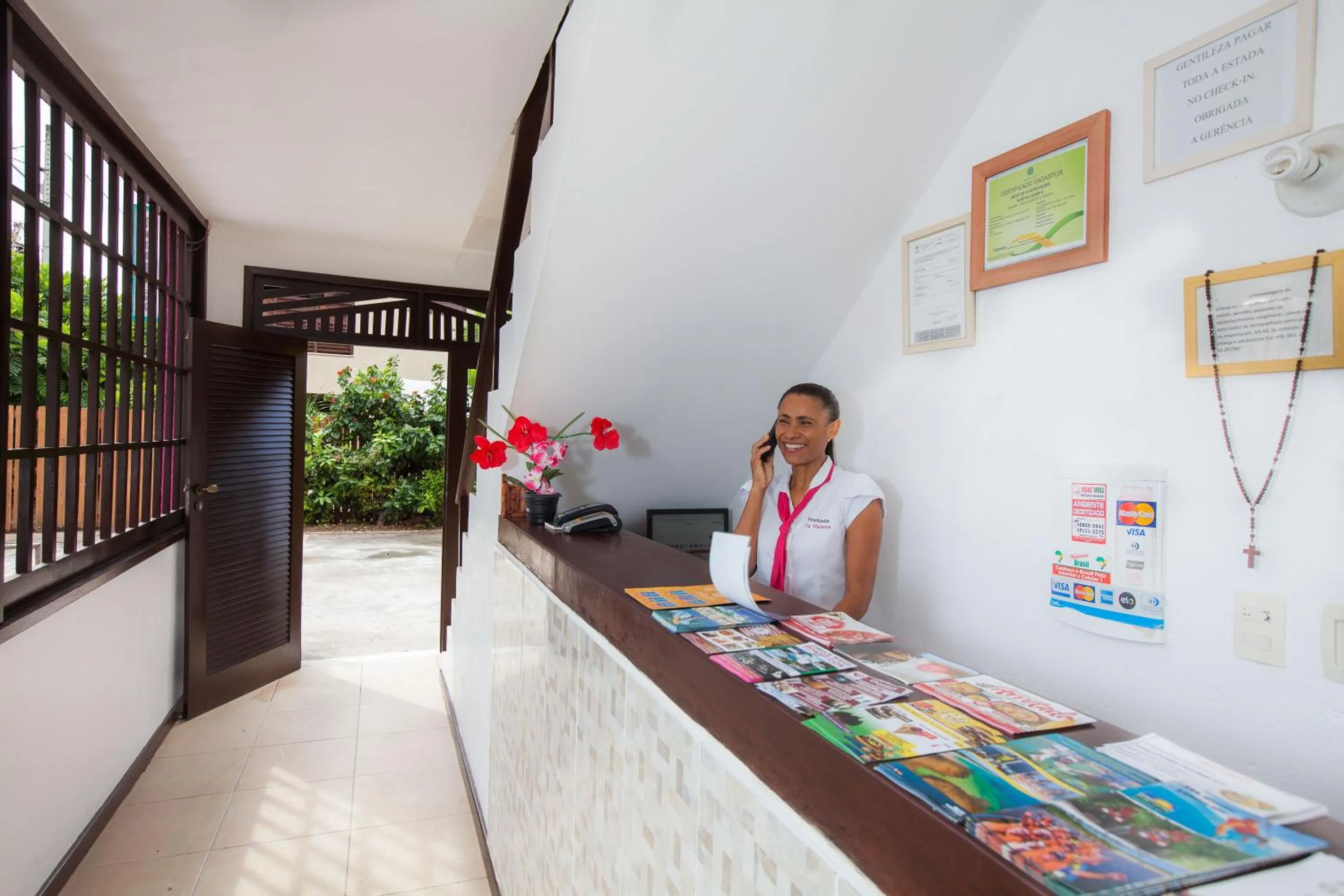 Lobby or reception in Pousada Tia Helena