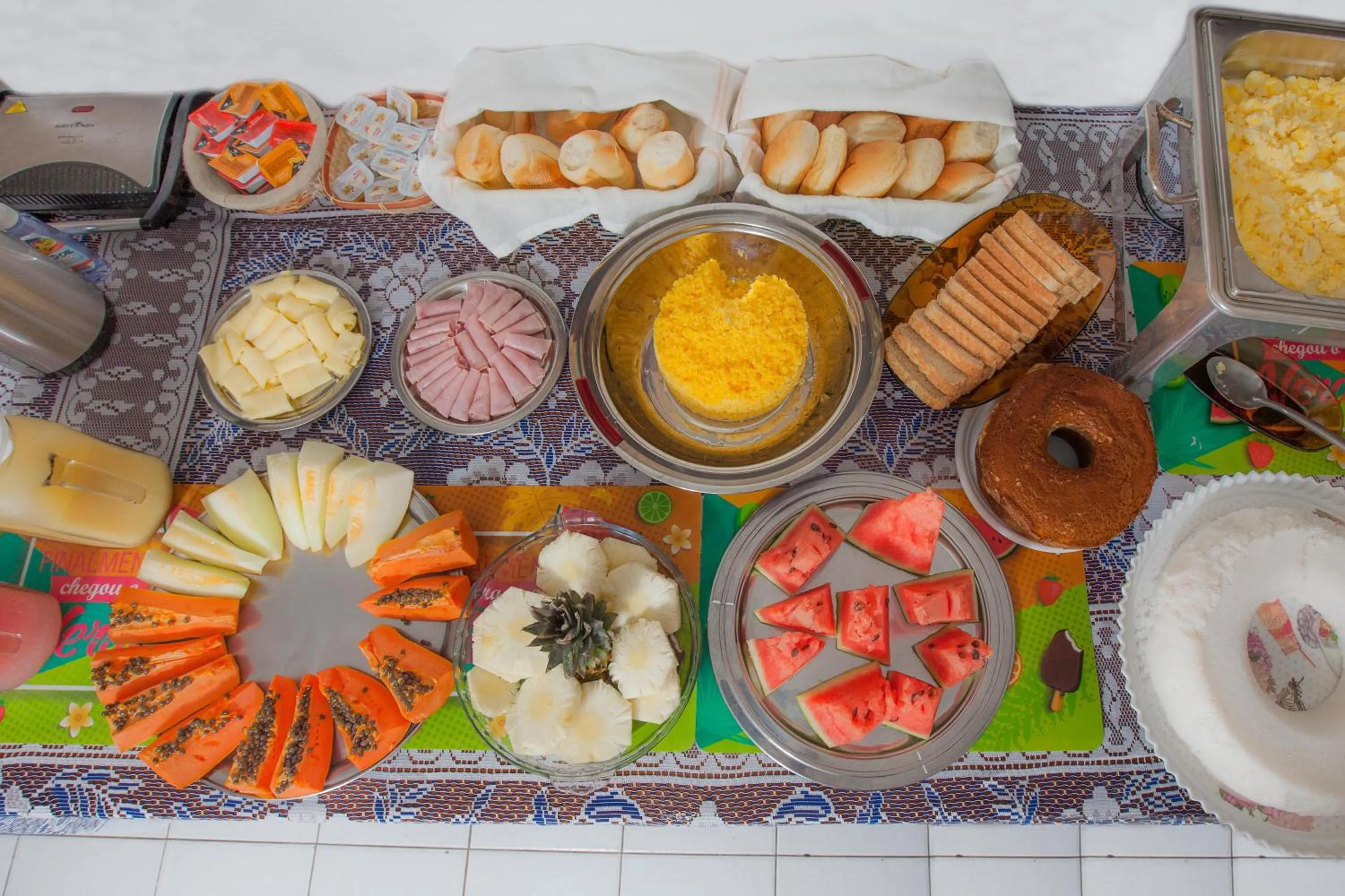 Food and drinks in Pousada Tia Helena