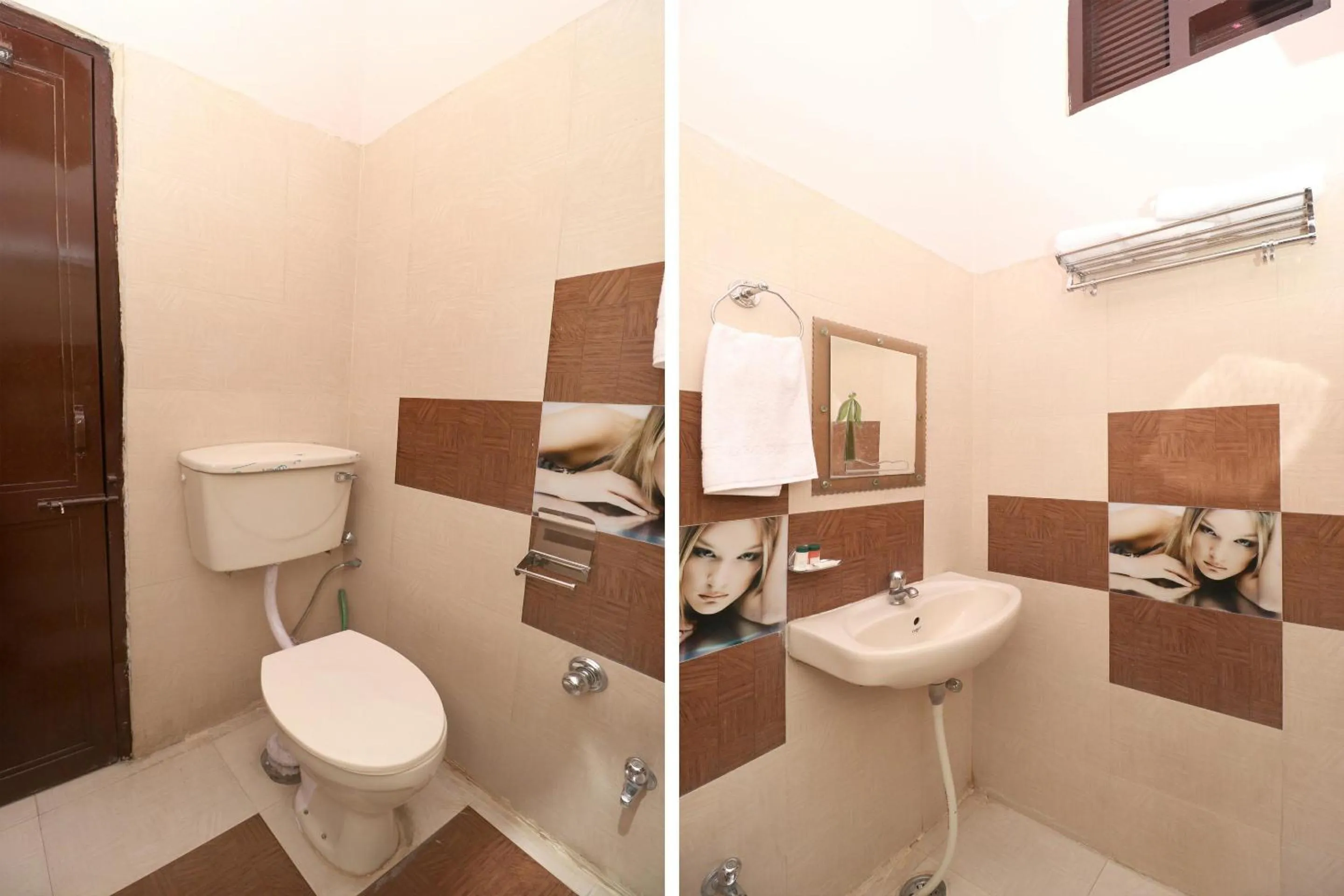 Bathroom in OYO Hotel Kailash Regency