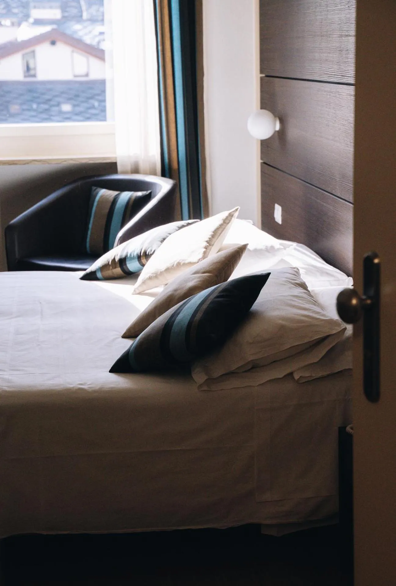Bed in HB Aosta Hotel & Balcony SPA