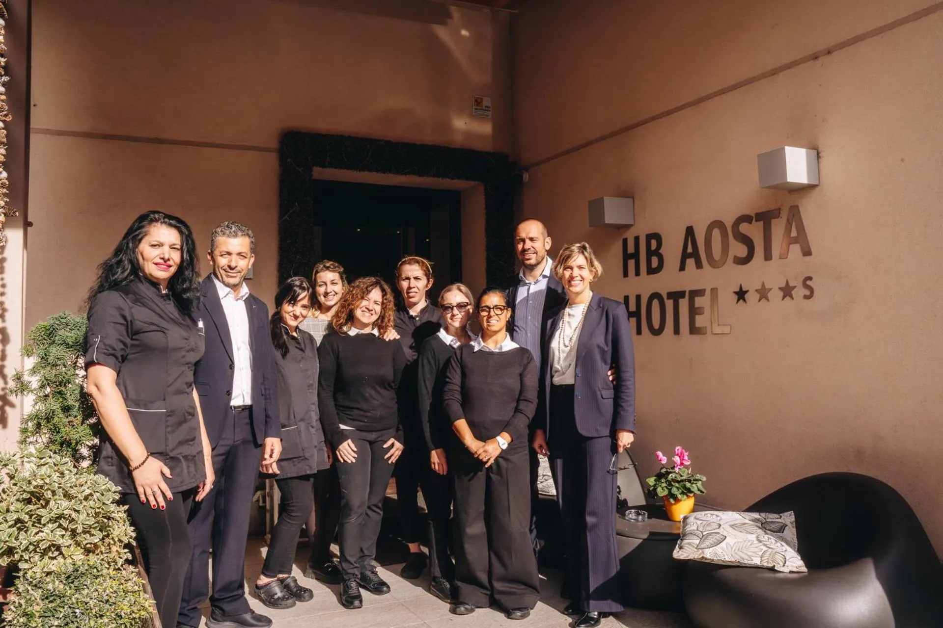 Staff in HB Aosta Hotel & Balcony SPA