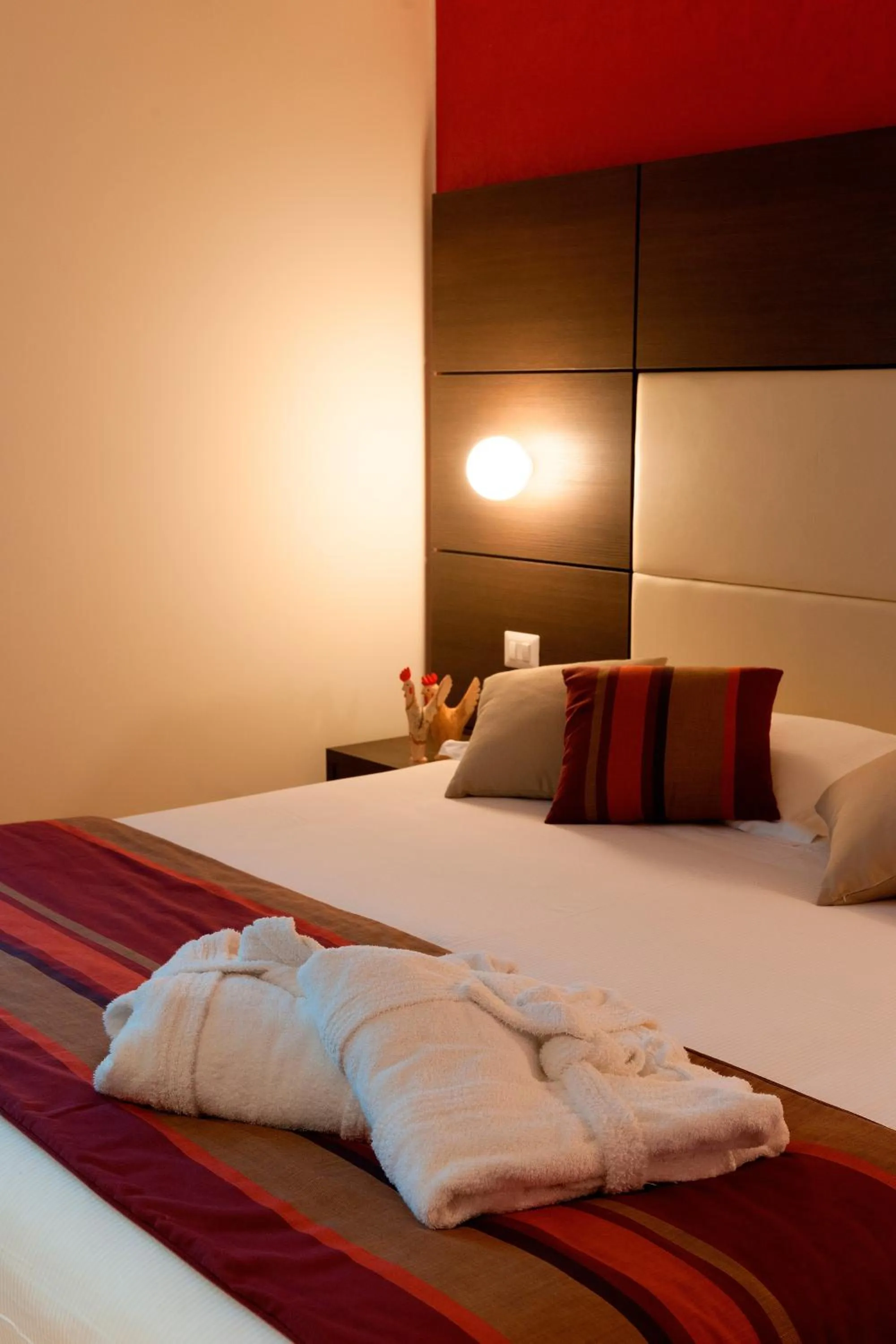 Photo of the whole room, Bed in HB Aosta Hotel & Balcony SPA