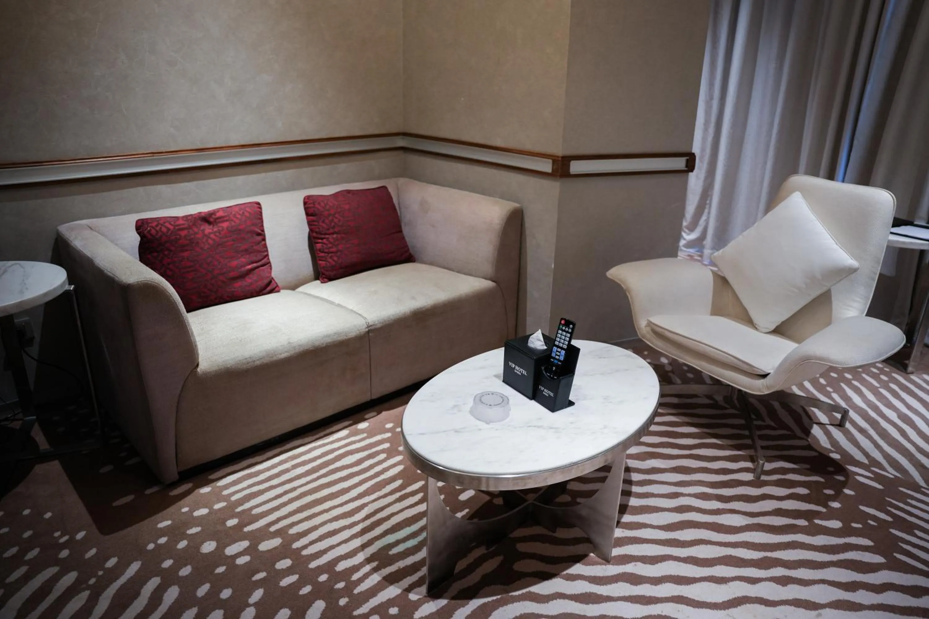 Seating area in VIP Hotel Doha Qatar