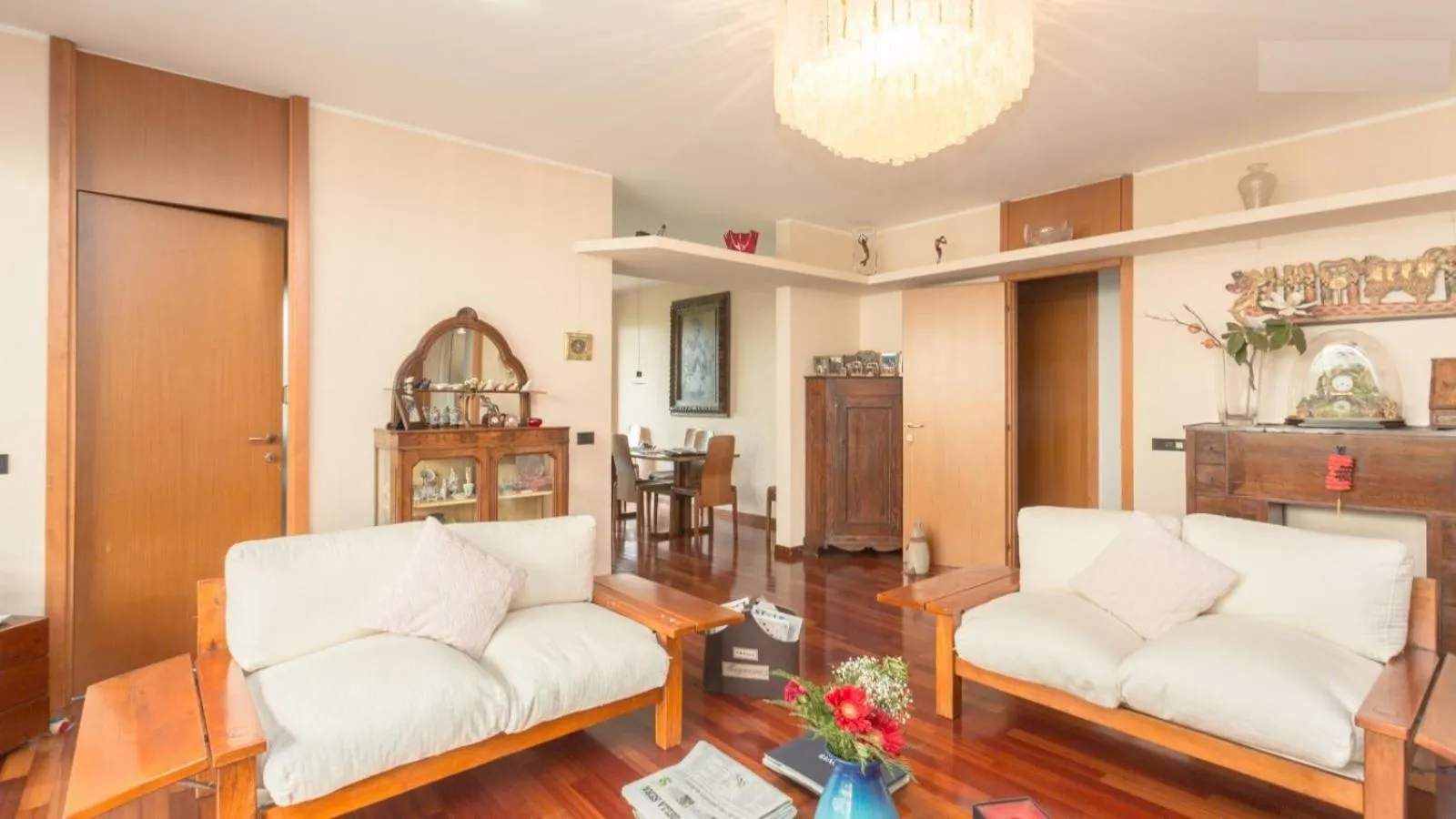 Communal lounge/ TV room in B&B La Dimora di Charme