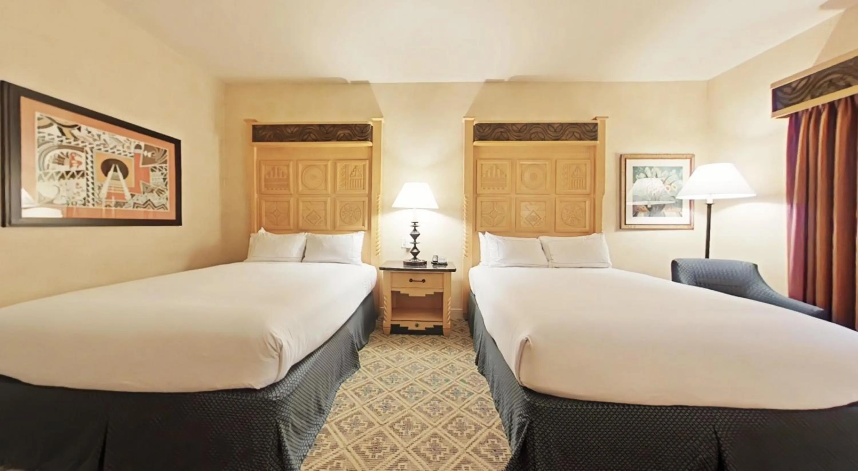 Bed in Hilton Santa Fe Buffalo Thunder