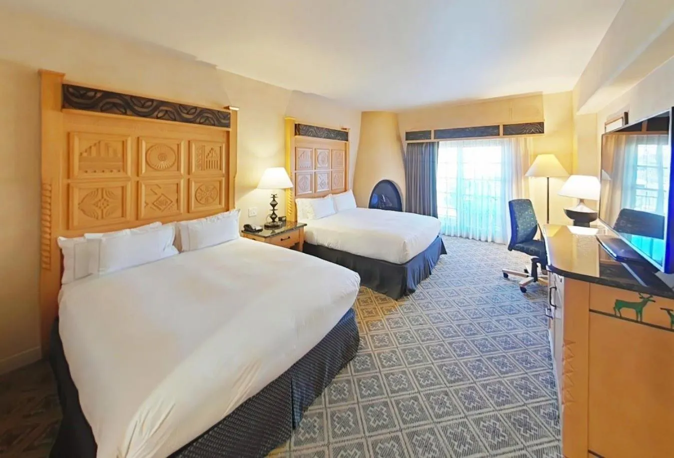 Bed in Hilton Santa Fe Buffalo Thunder