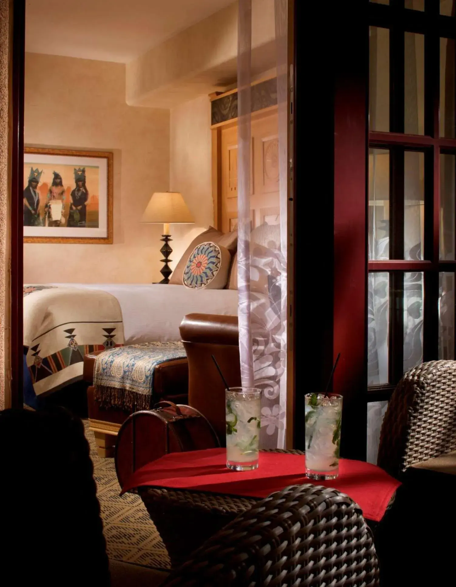 King Room with Balcony in Hilton Santa Fe Buffalo Thunder King Room with Balcony in Hilton Santa Fe Buffalo Thunder