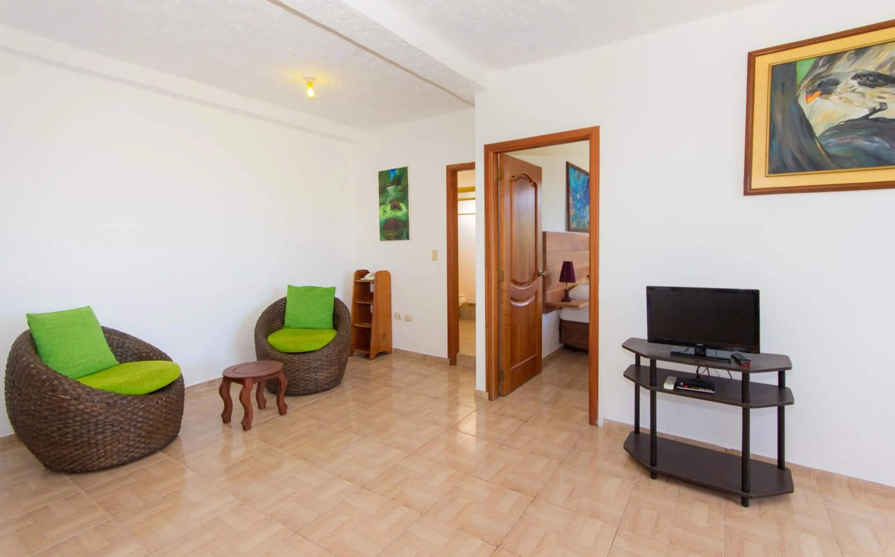 Living room in Hotel Twin Galápagos