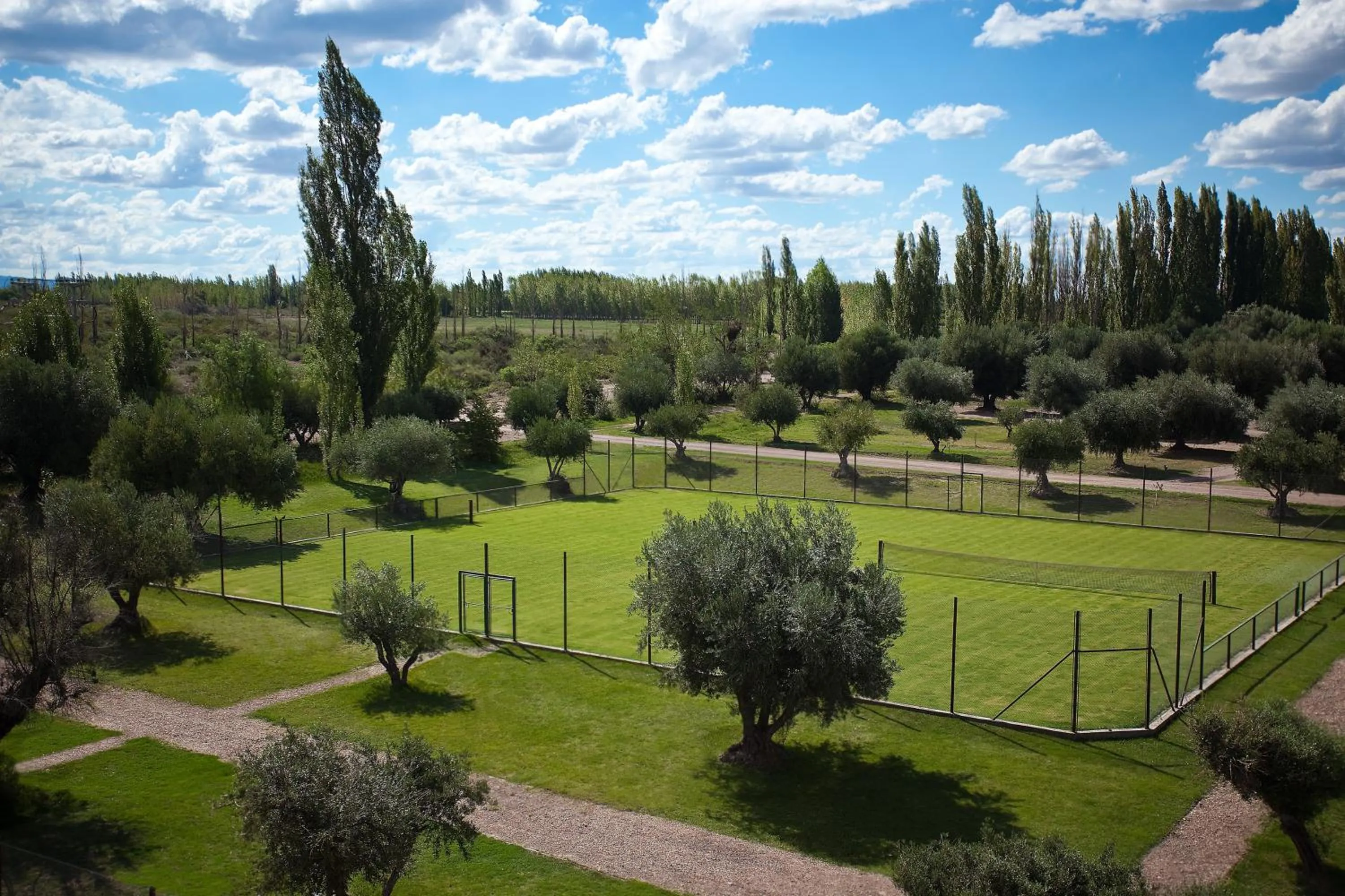 Tennis court in Algodon Wine Estates & Champions Club