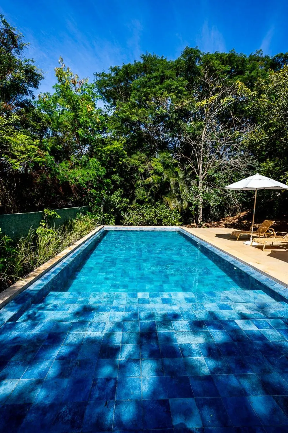 Pool view in Pousada Vila Pitanga