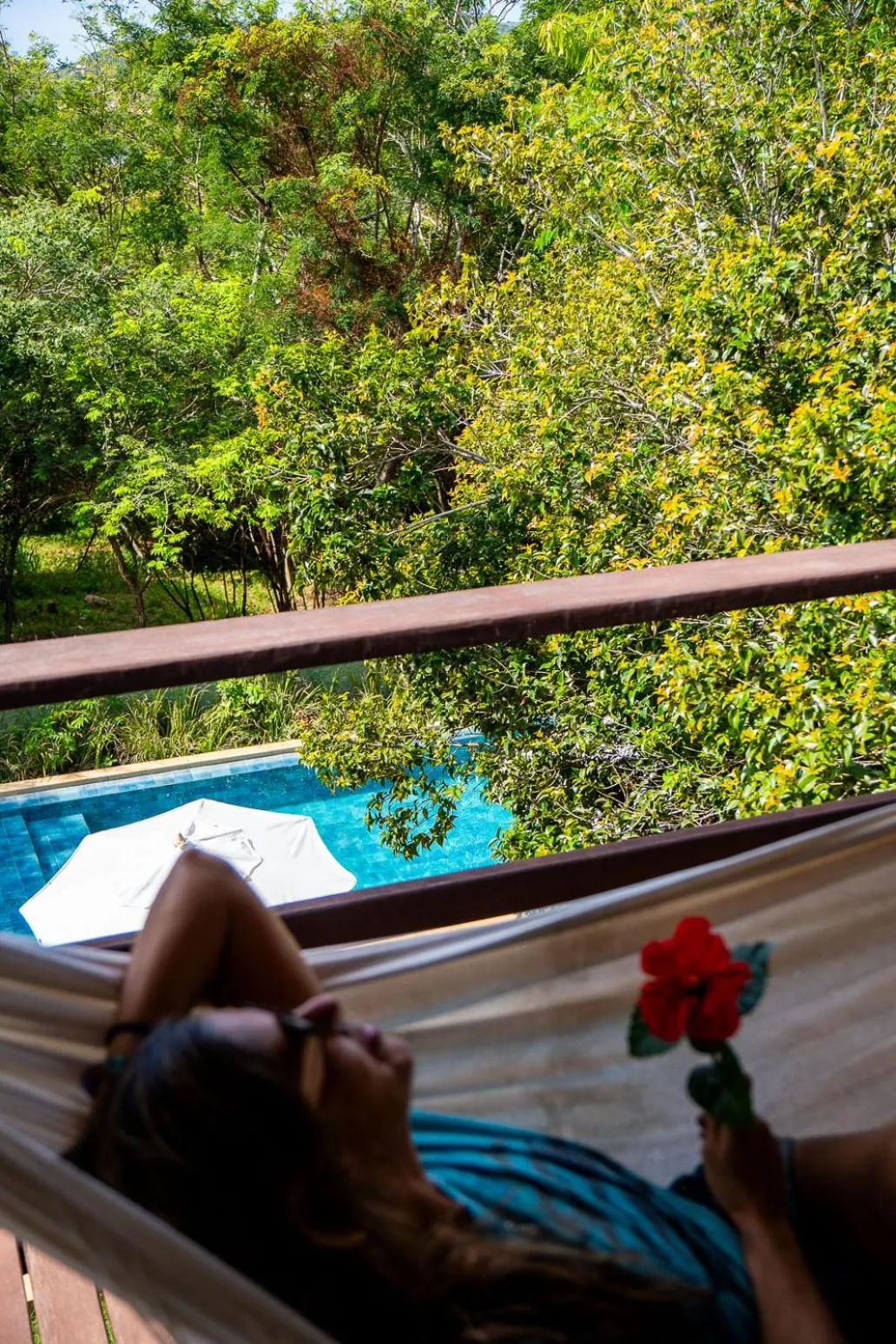 Pool view in Pousada Vila Pitanga