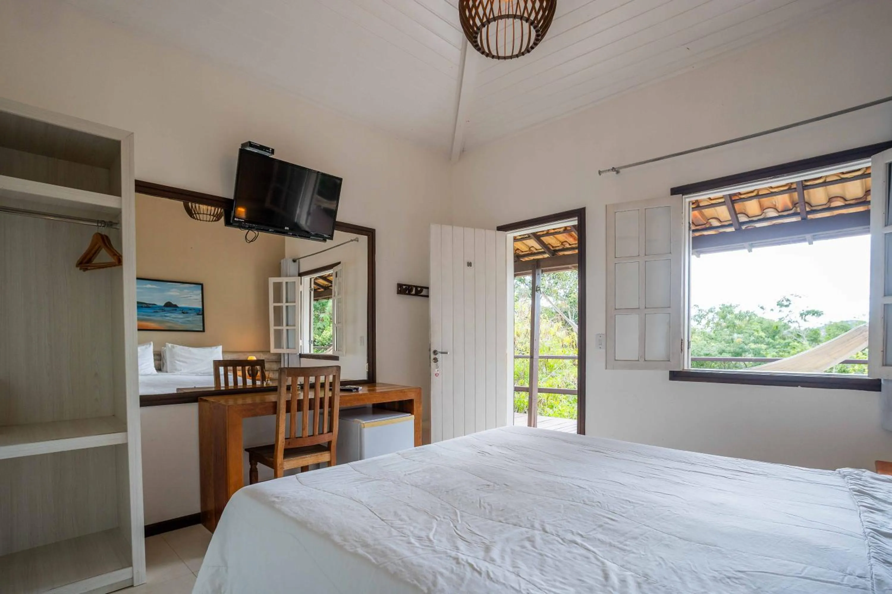 Bed in Pousada Vila Pitanga