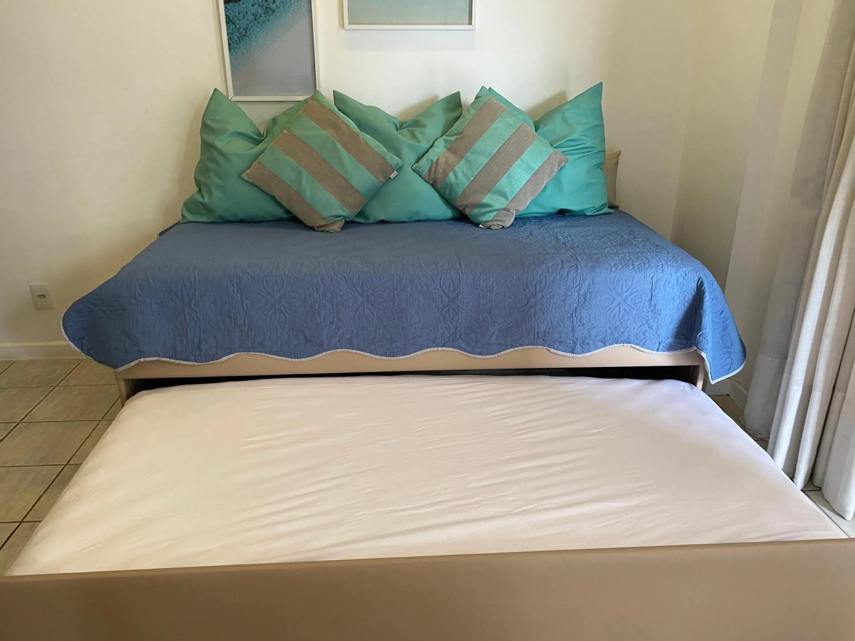 Bed in Flat na praia