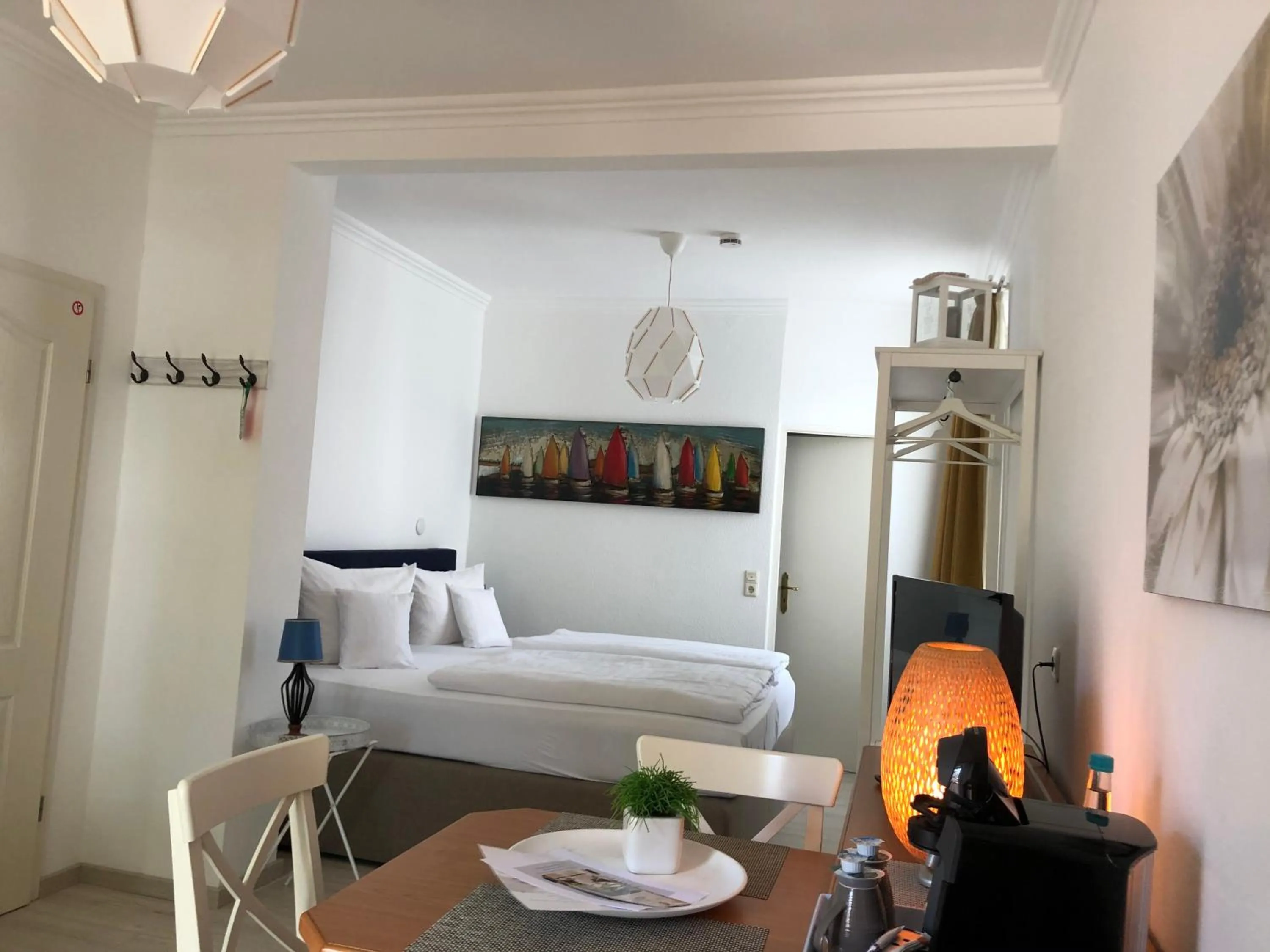 Bed in Aparthotel Stibbe