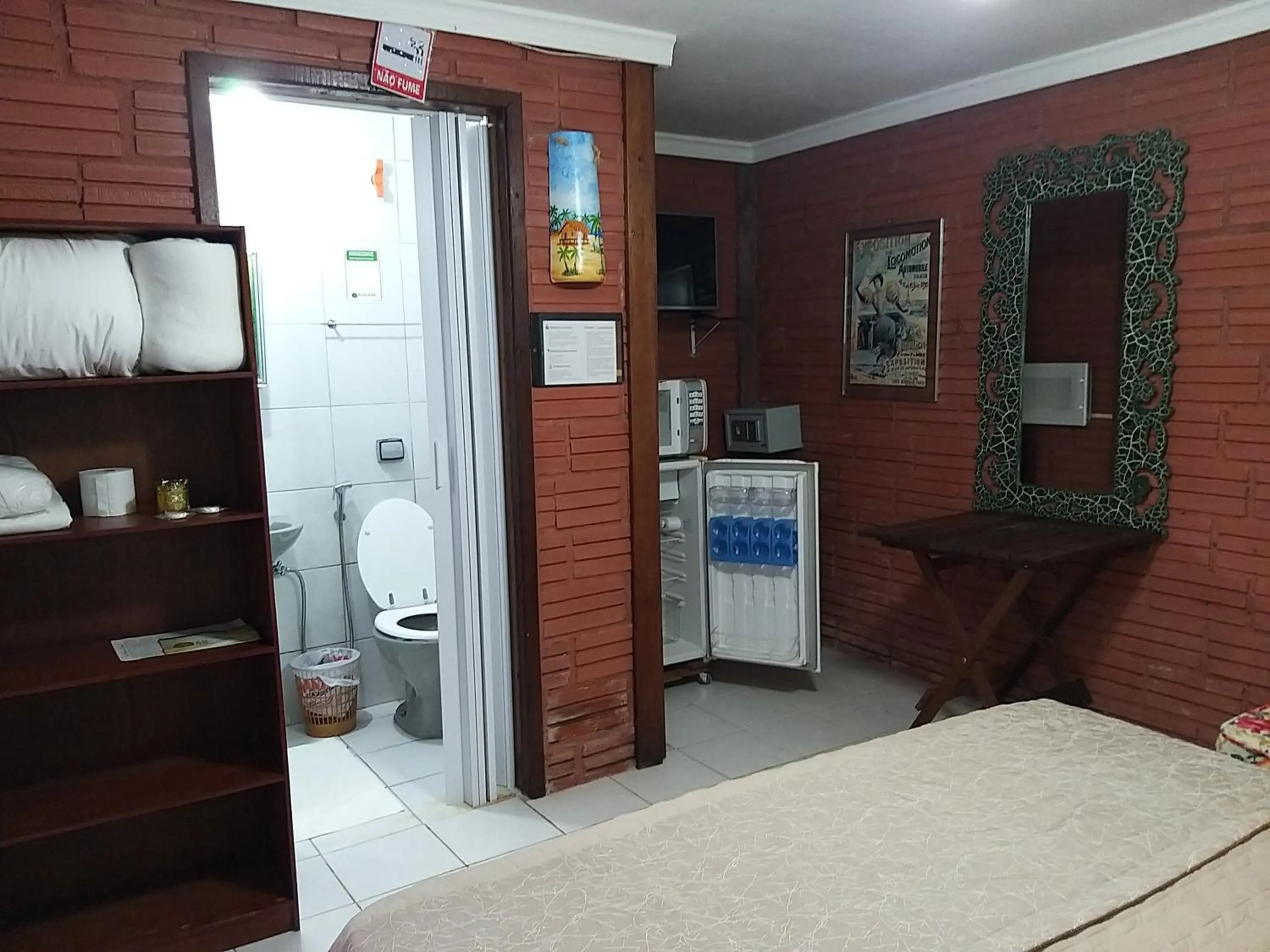 Bed in A Ilha Verde Hotel Pousada na Praia