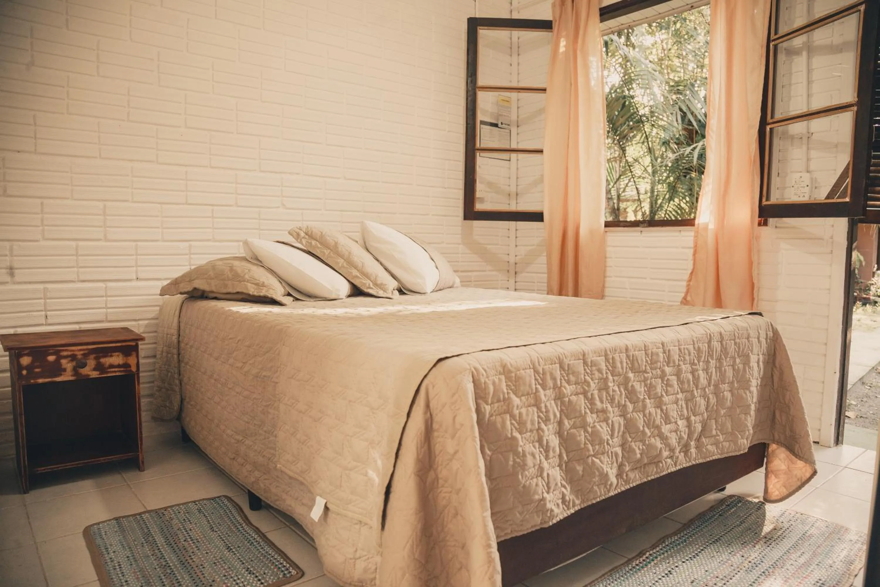 Bed in A Ilha Verde Hotel Pousada na Praia