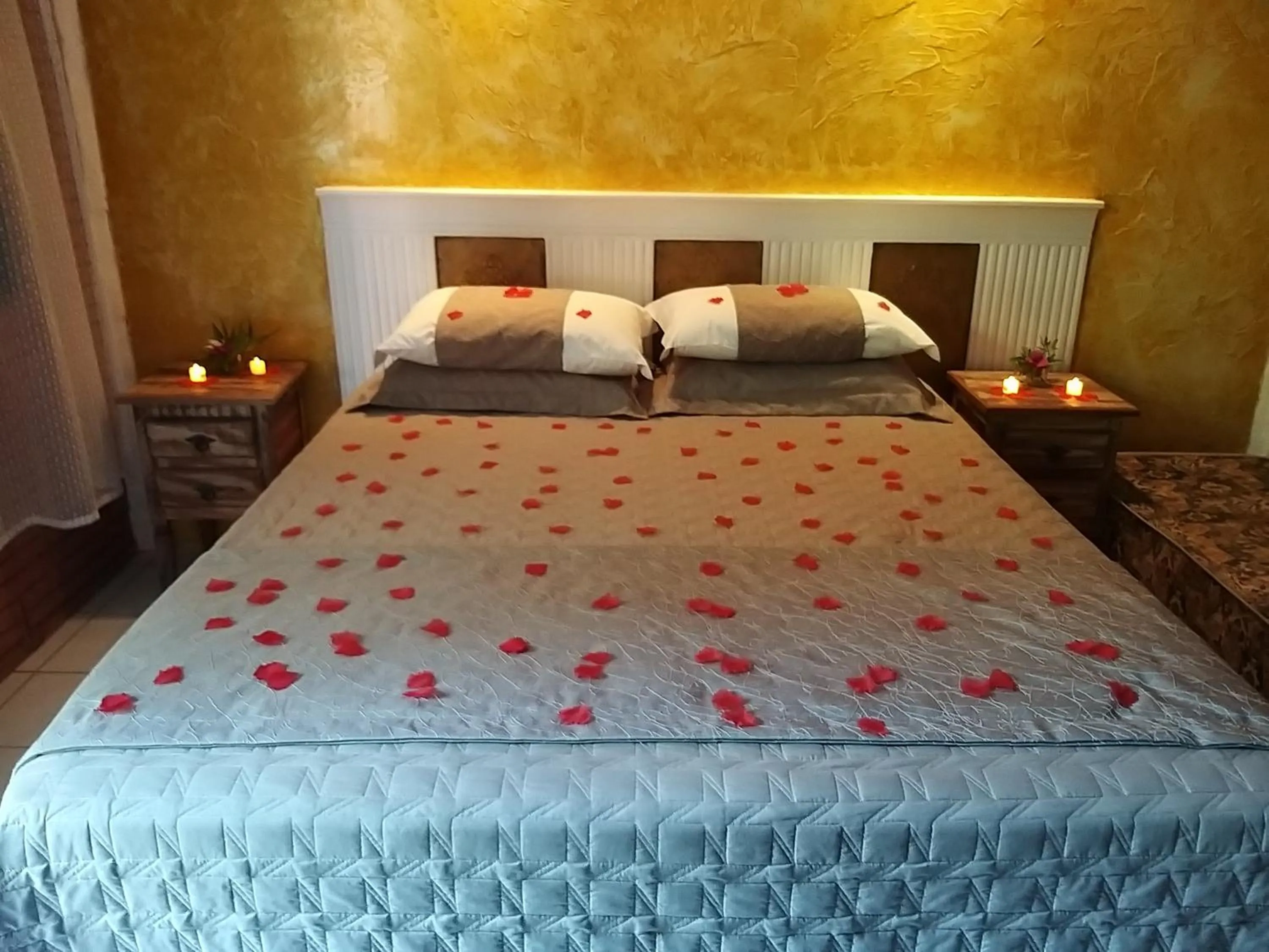 Bed in A Ilha Verde Hotel Pousada na Praia