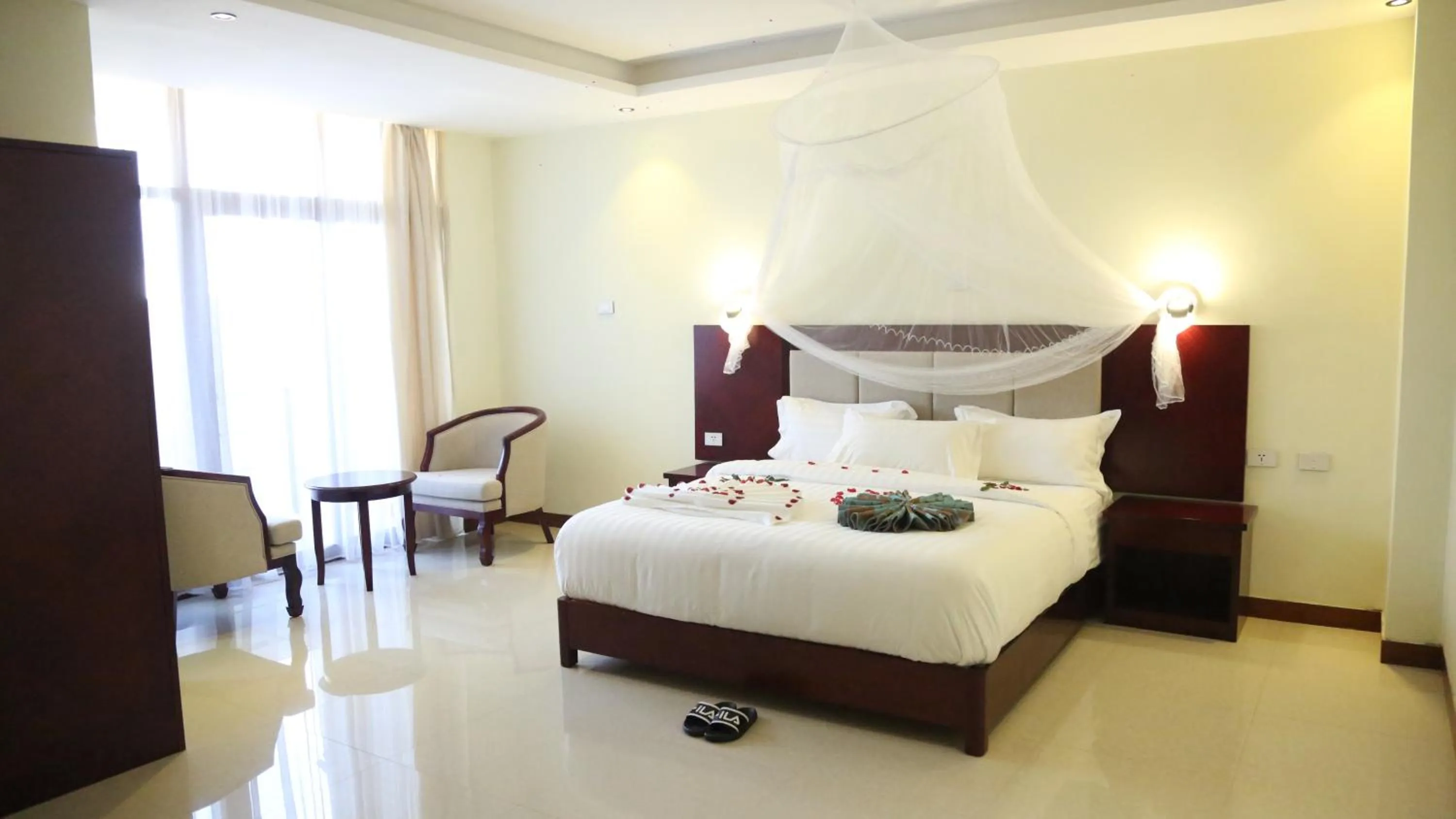 Bed in Winn Hotel - Bahir Dar