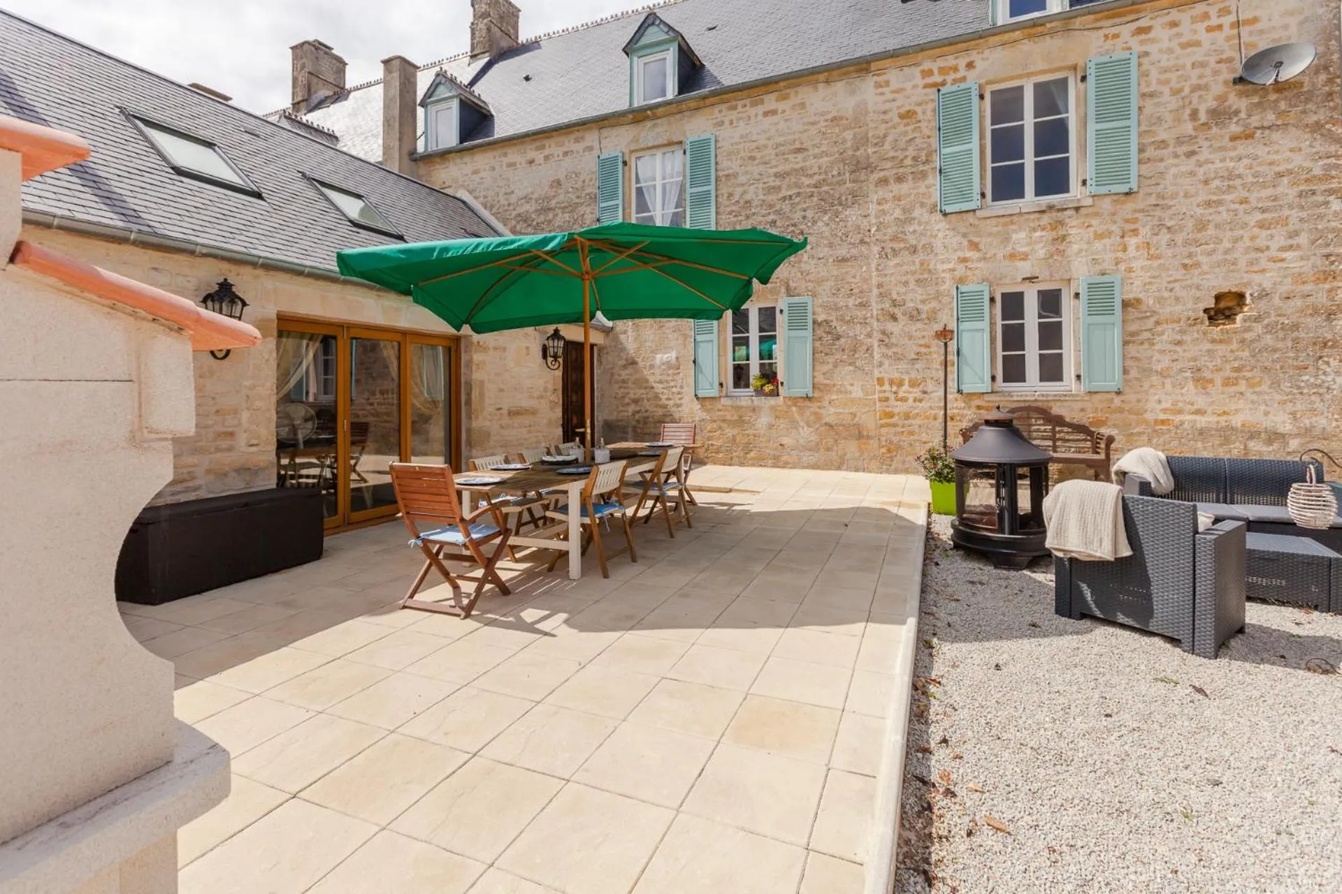 Balcony/Terrace in The Old Farm of Amfreville