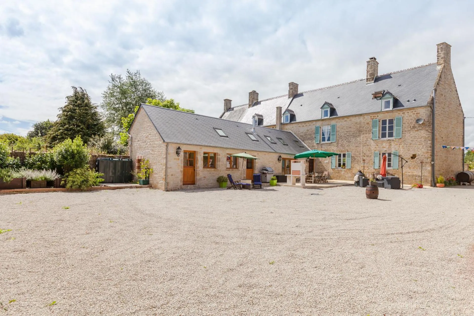 Garden in The Old Farm of Amfreville