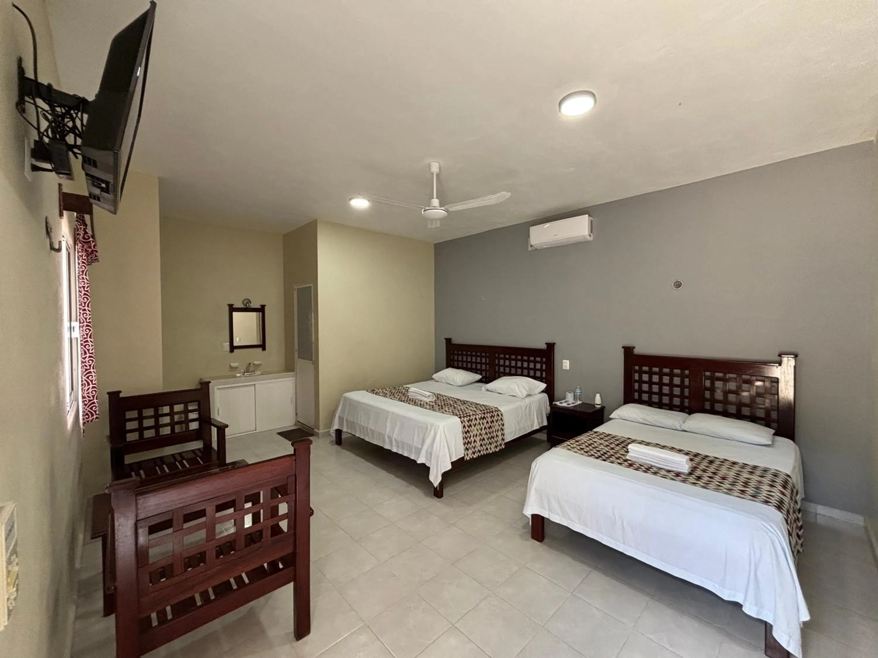 Bed in HOTEL VILLA CALAKMUL