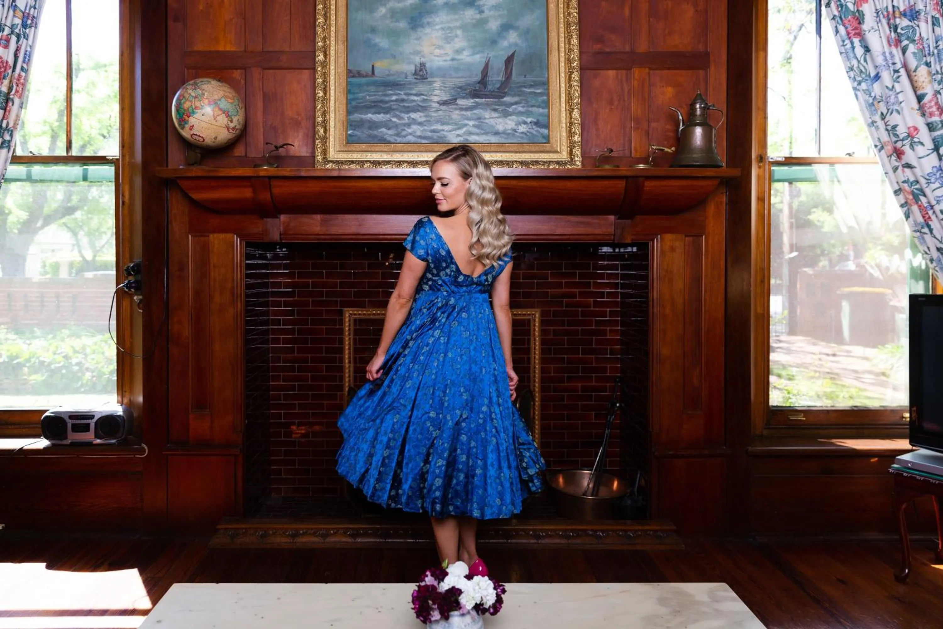 Living room in Buxton Manor