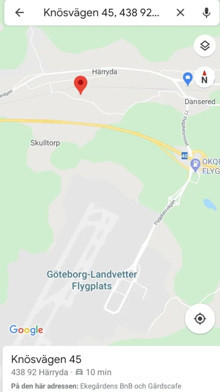 Text overlay in Villa Ekegården