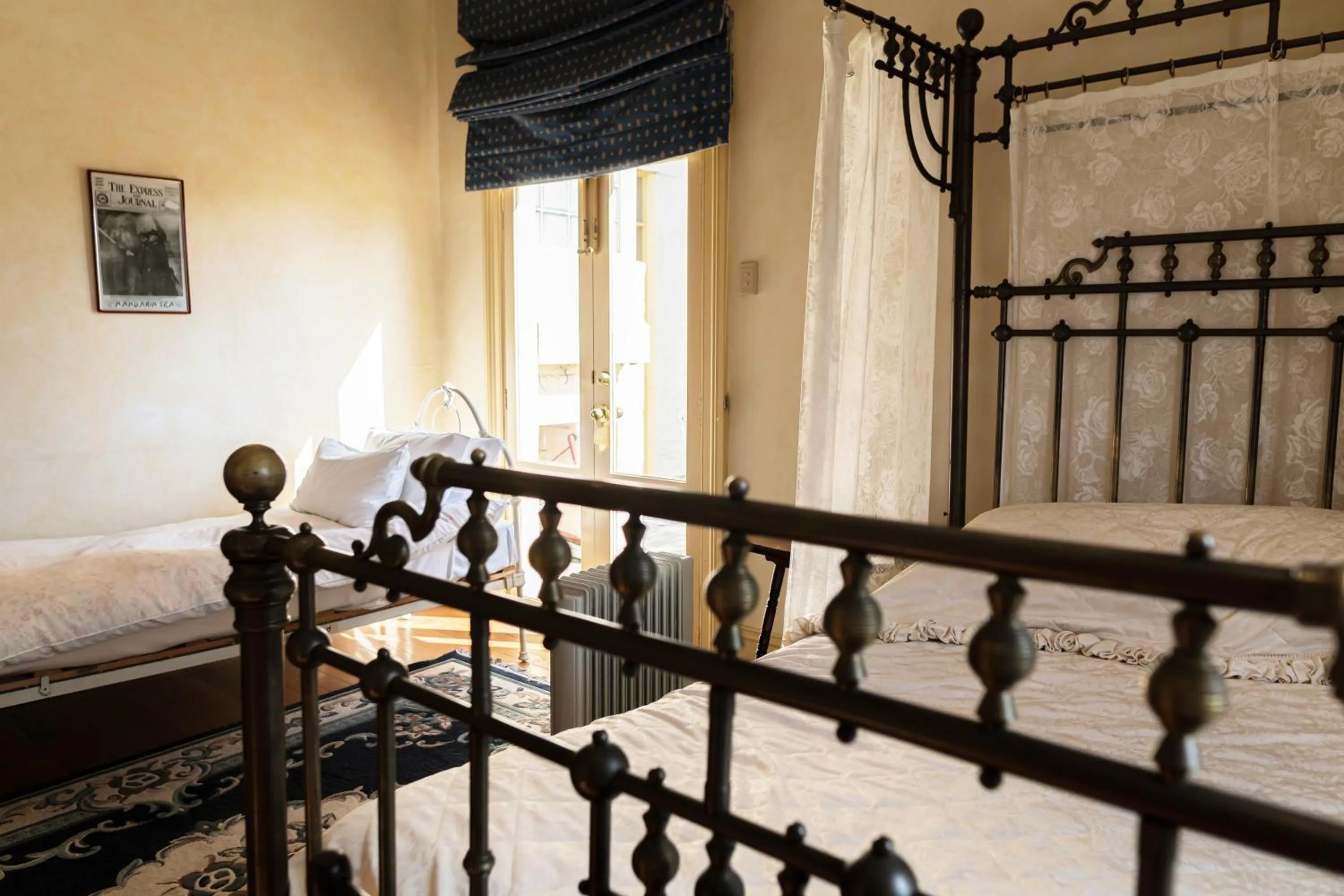 Bed in Fire Station Inn