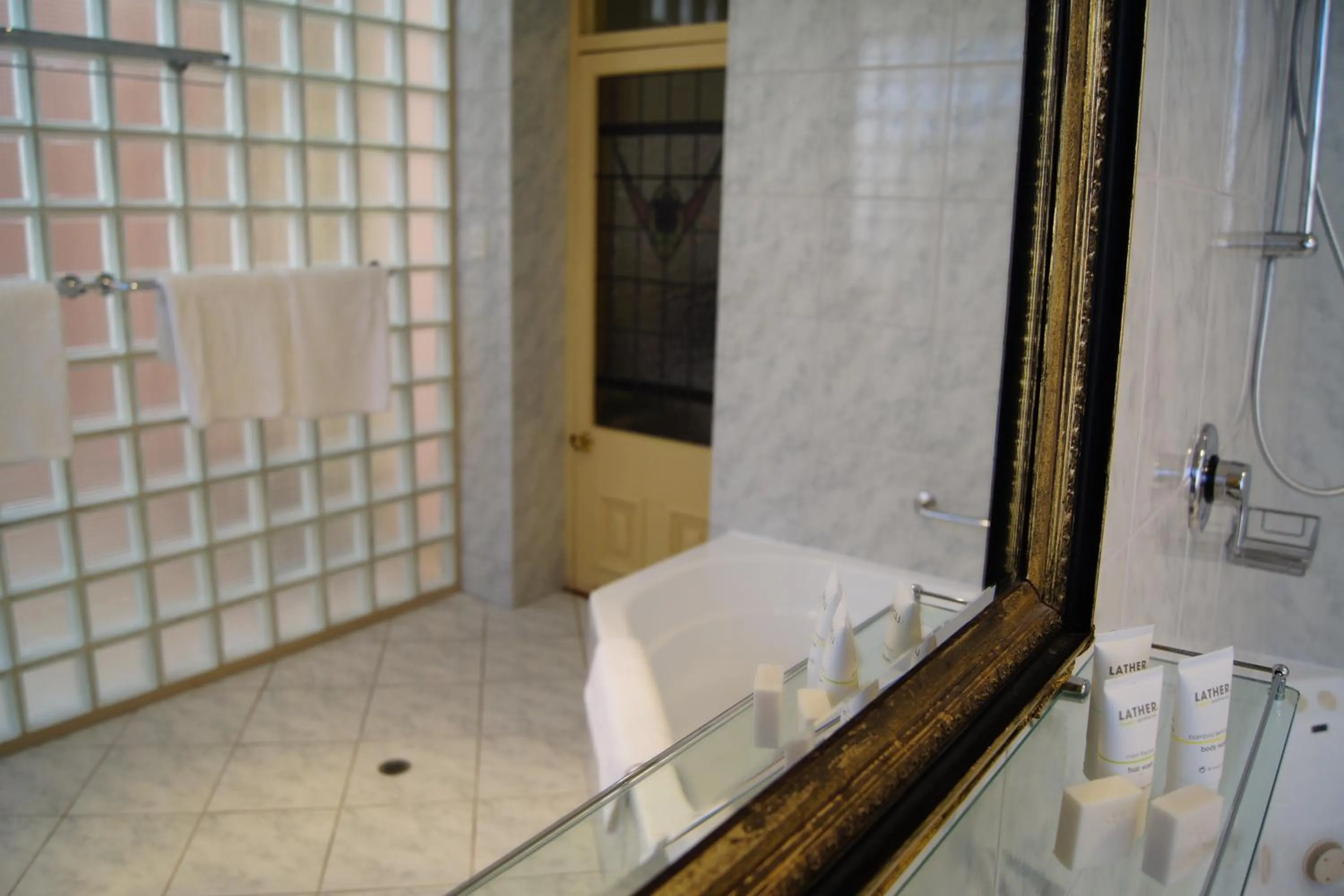 Shower in Fire Station Inn