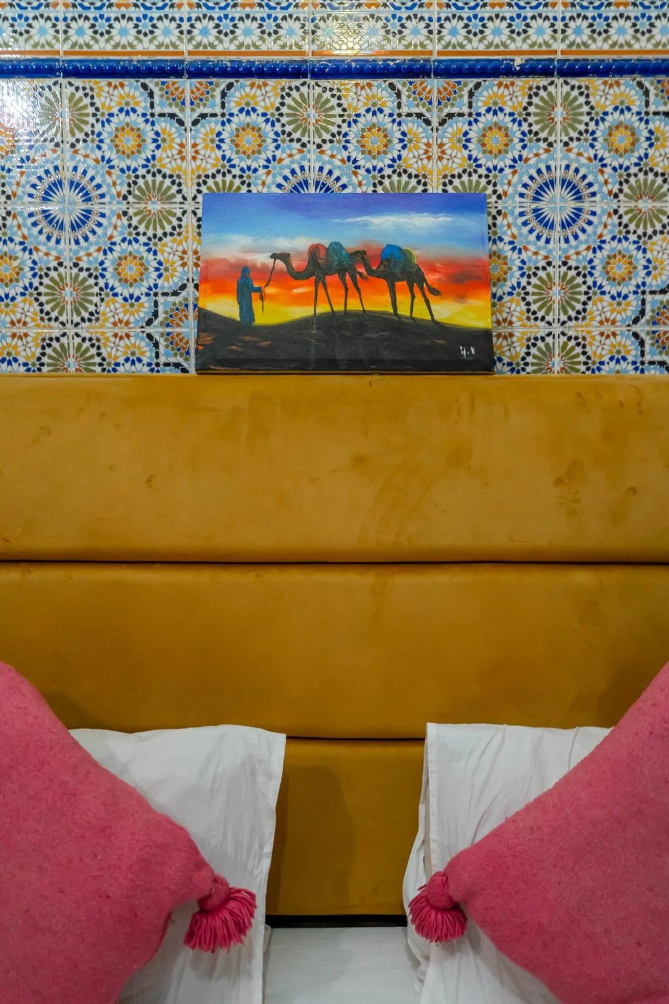 Bed in Dar Merzouga Meknes