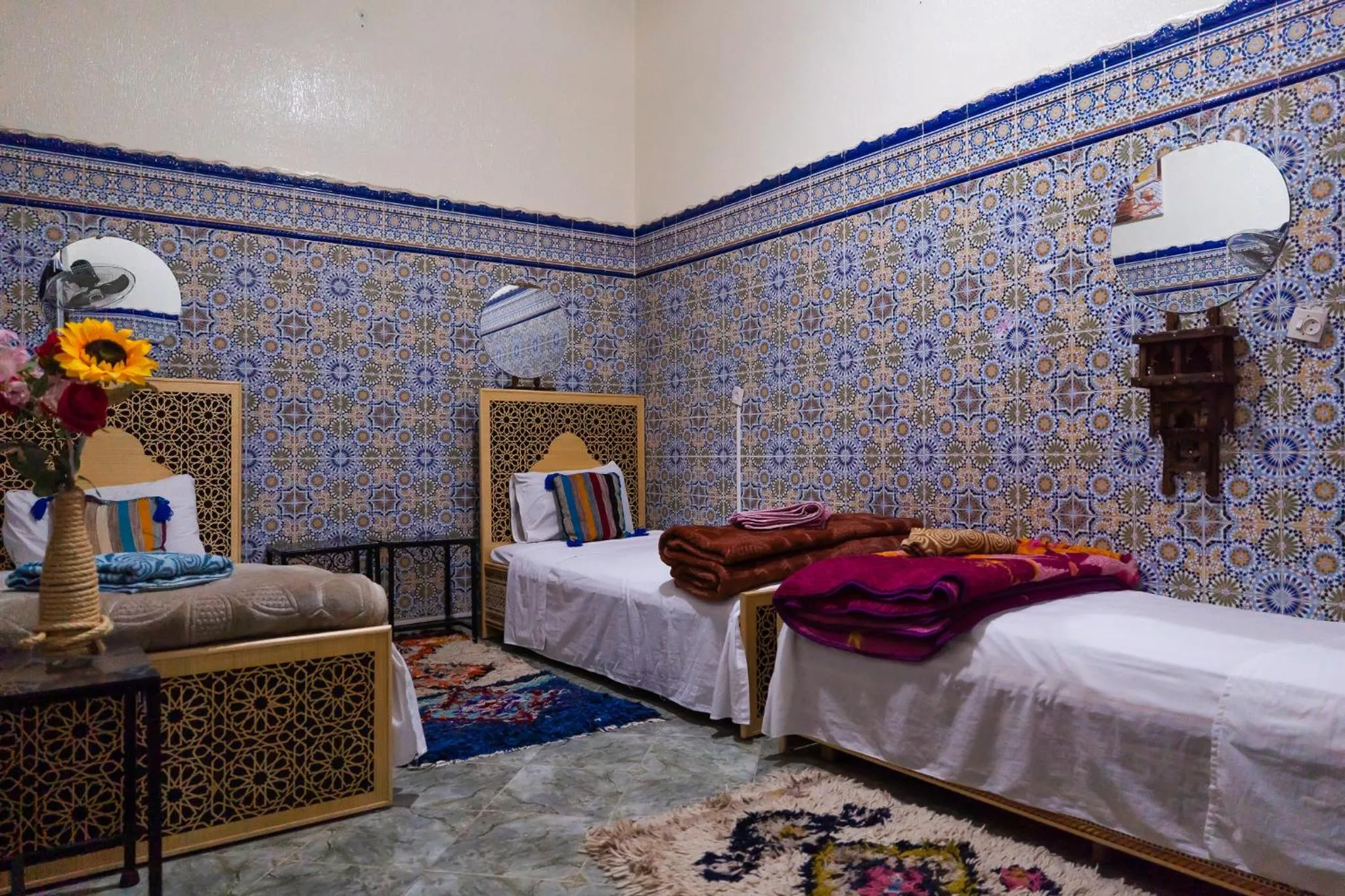 Bed in Dar Merzouga Meknes